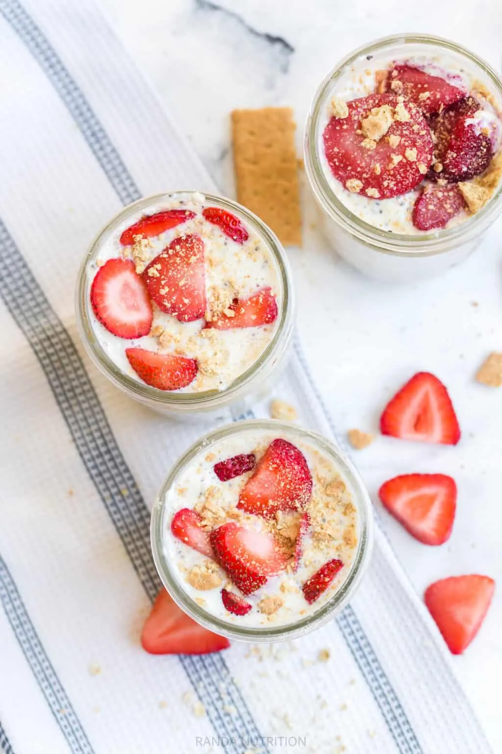 High Protein Healthy Strawberry Cheesecake Bites