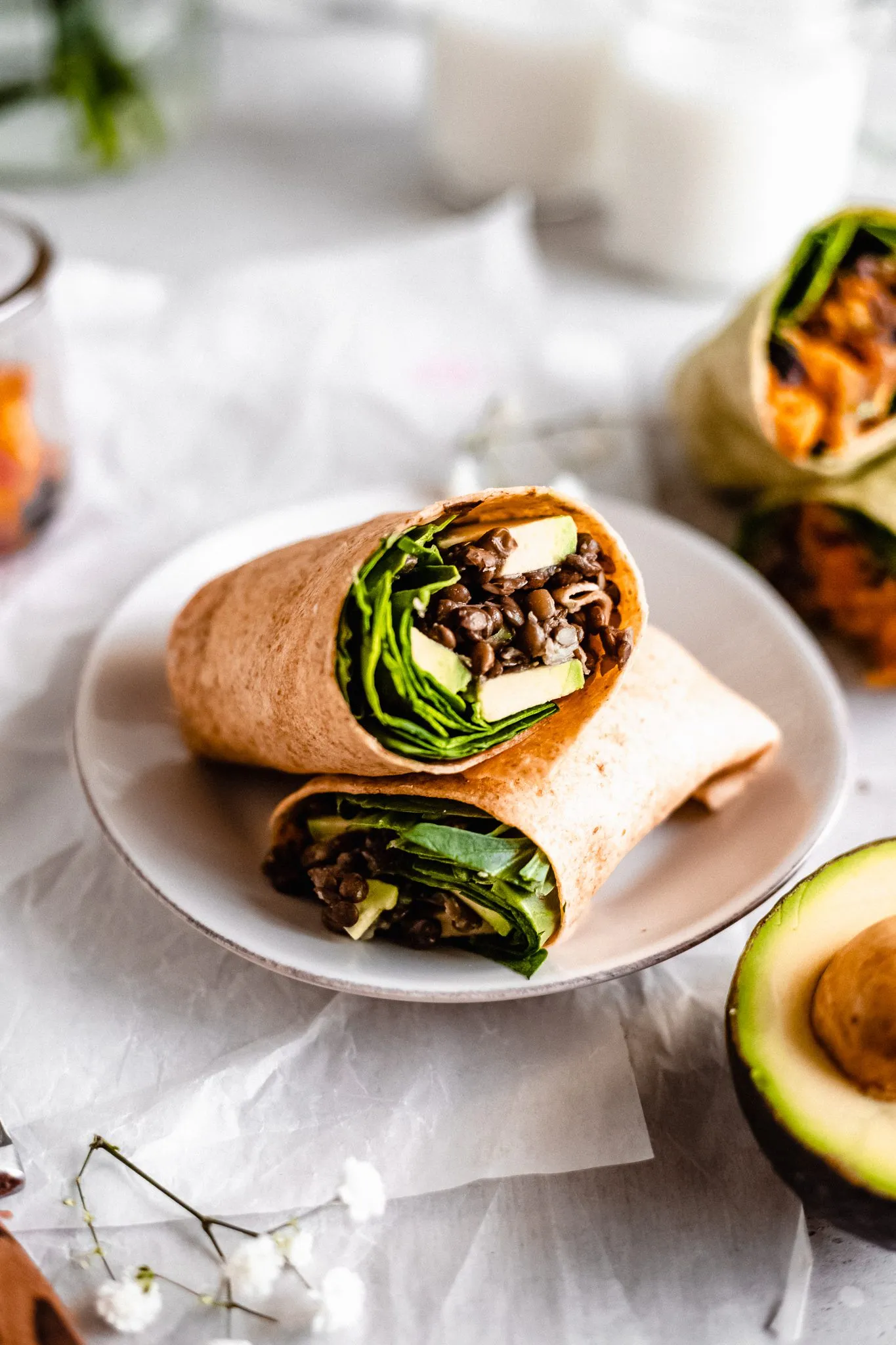 High Protein Vegan Breakfast Burrito