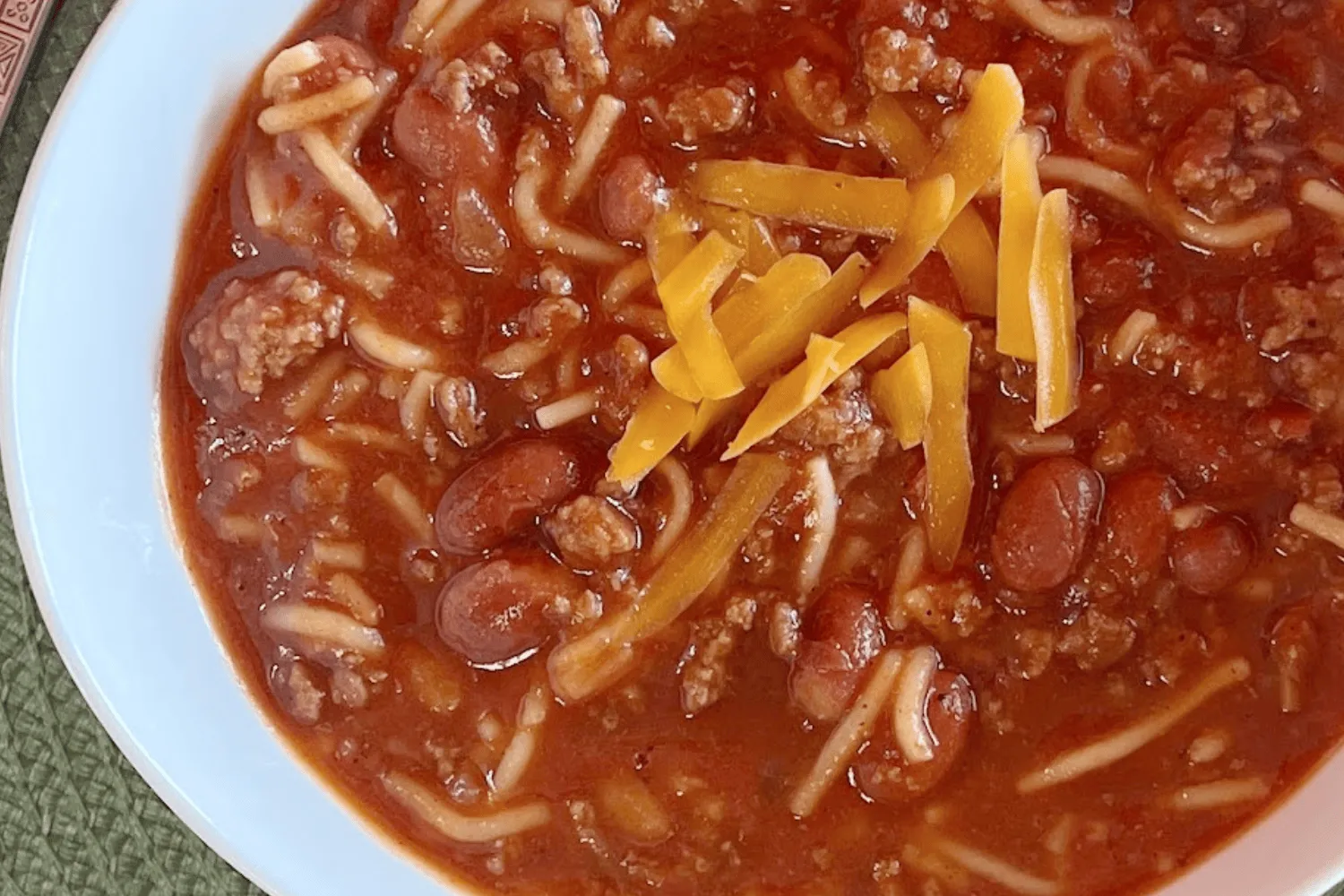 Hillbilly Chili with Cinnamon Rolls