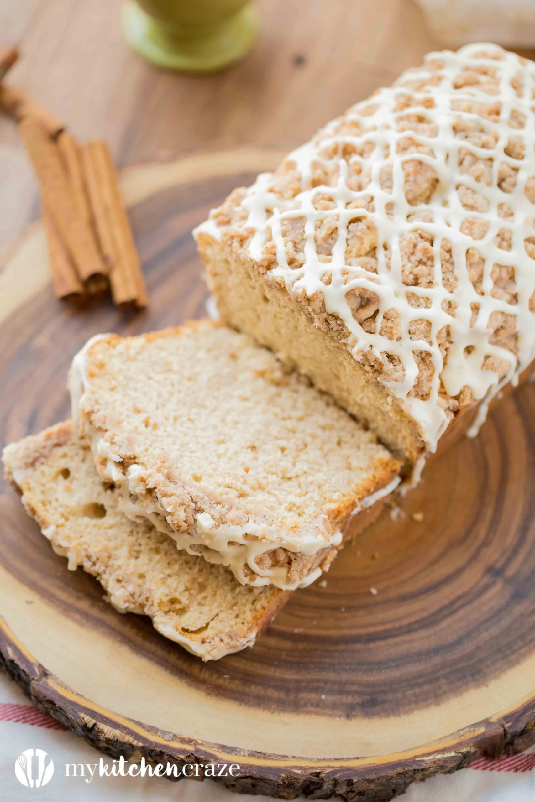 Holiday Eggnog Quick Bread