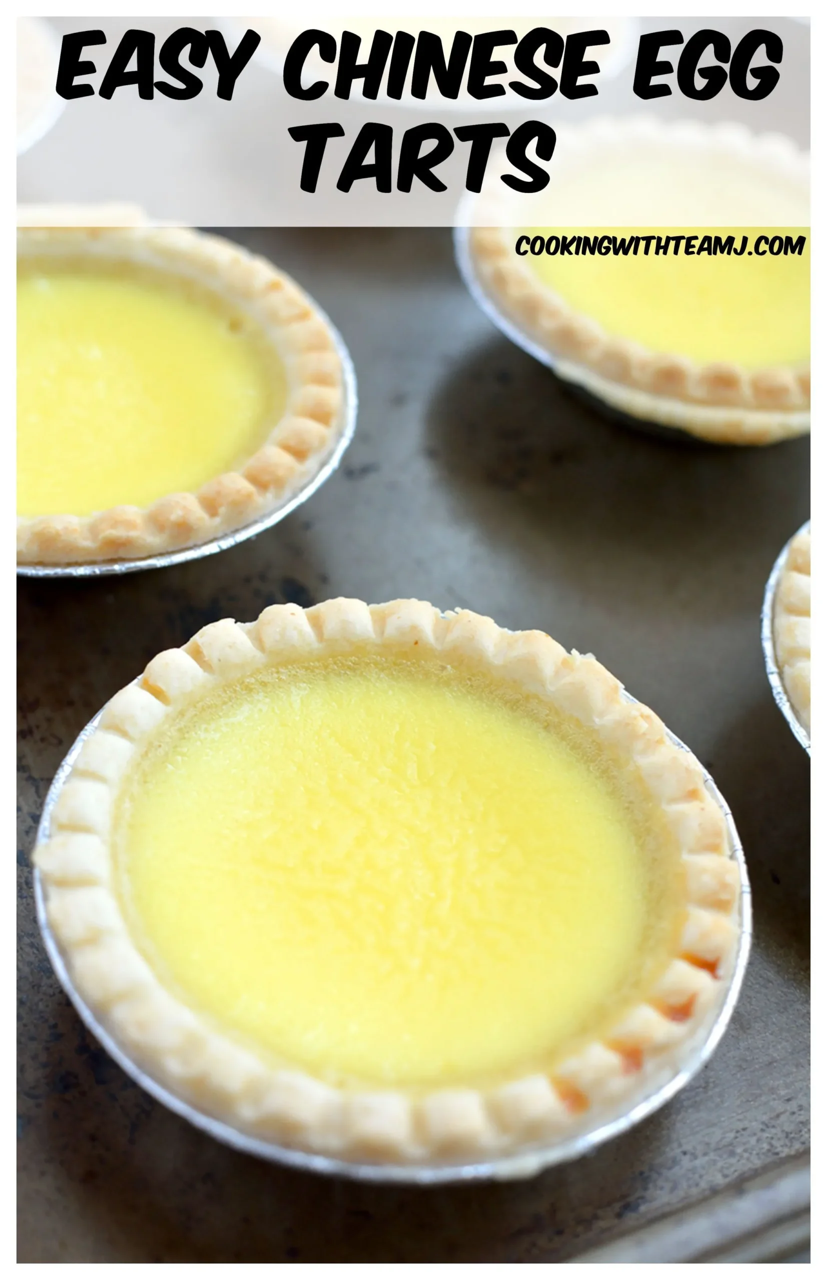 Homemade Chinese Egg Tarts