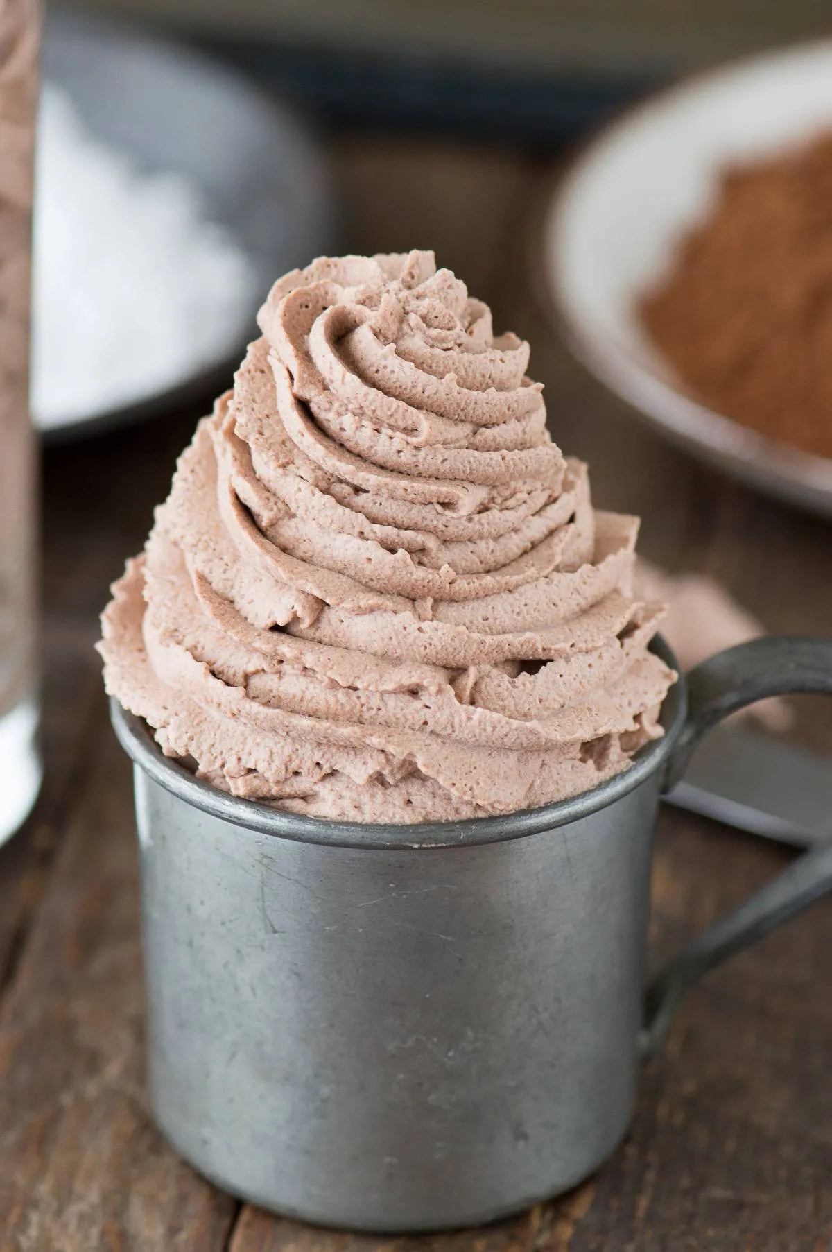 Homemade Chocolate Whipped Cream