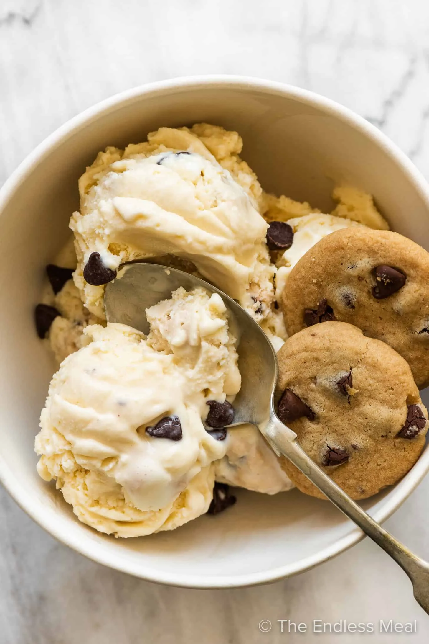 Homemade Cookie Dough Ice Cream