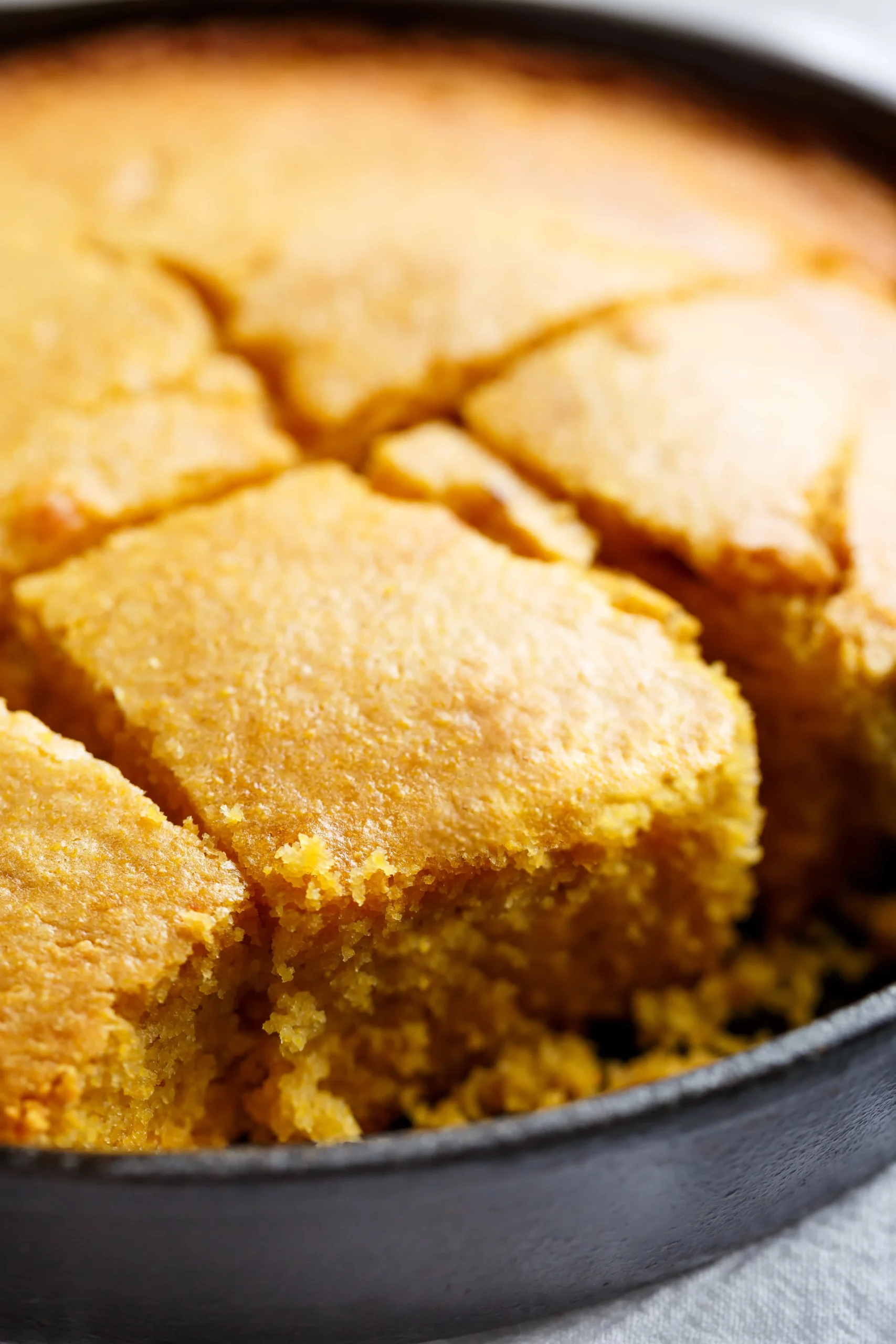 Homemade Cornbread with Honey and Buttermilk
