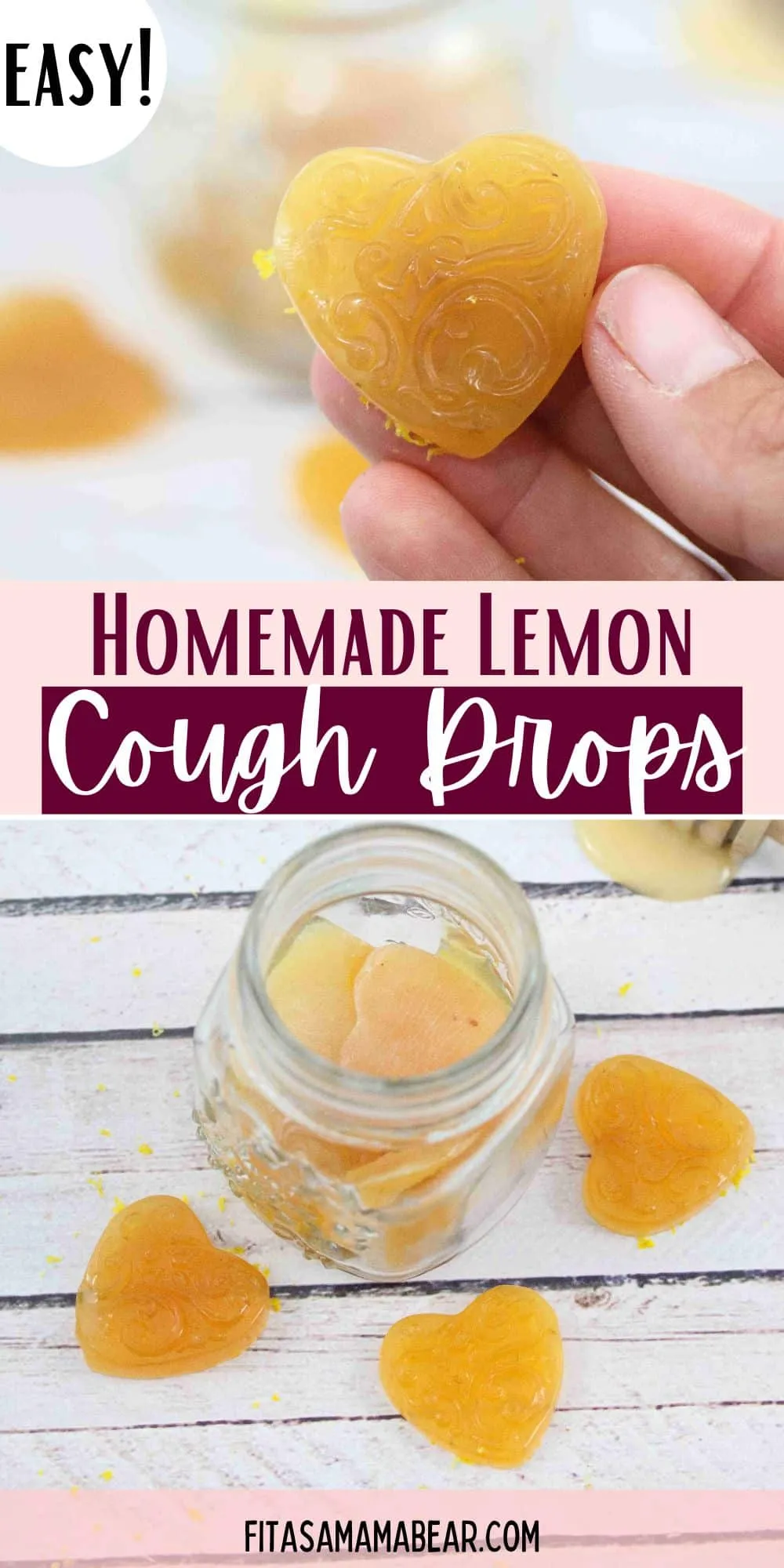 Homemade Cough Drops Honey Lemon