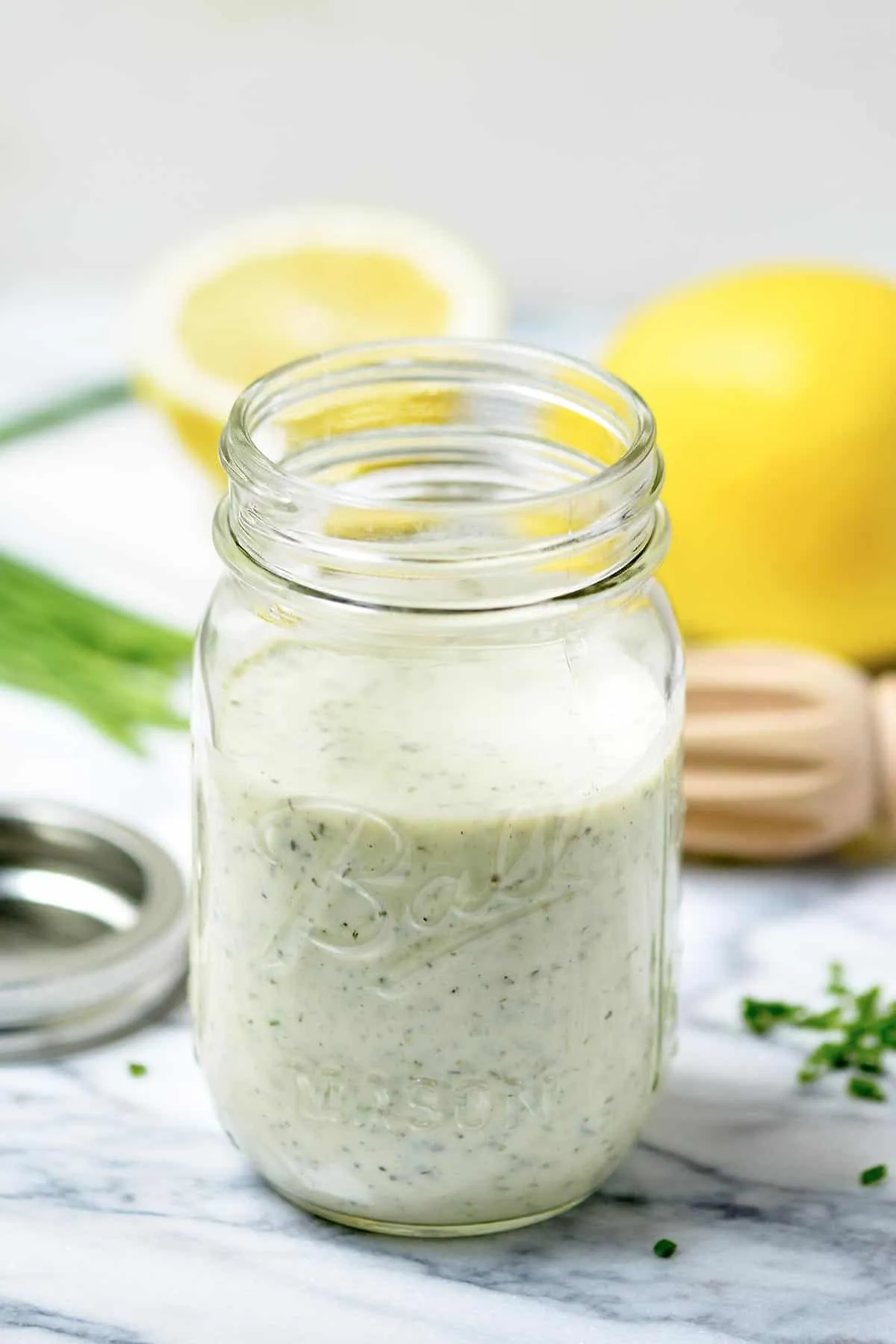 Homemade No Mayo Greek Yogurt Ranch Dressing