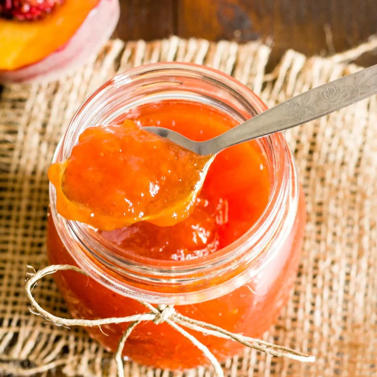 Homemade Peach Jam Without Pectin