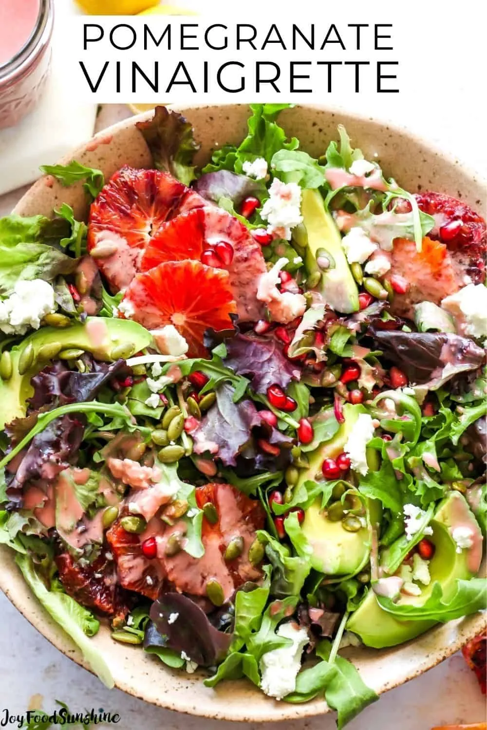 Homemade Pomegranate Vinaigrette