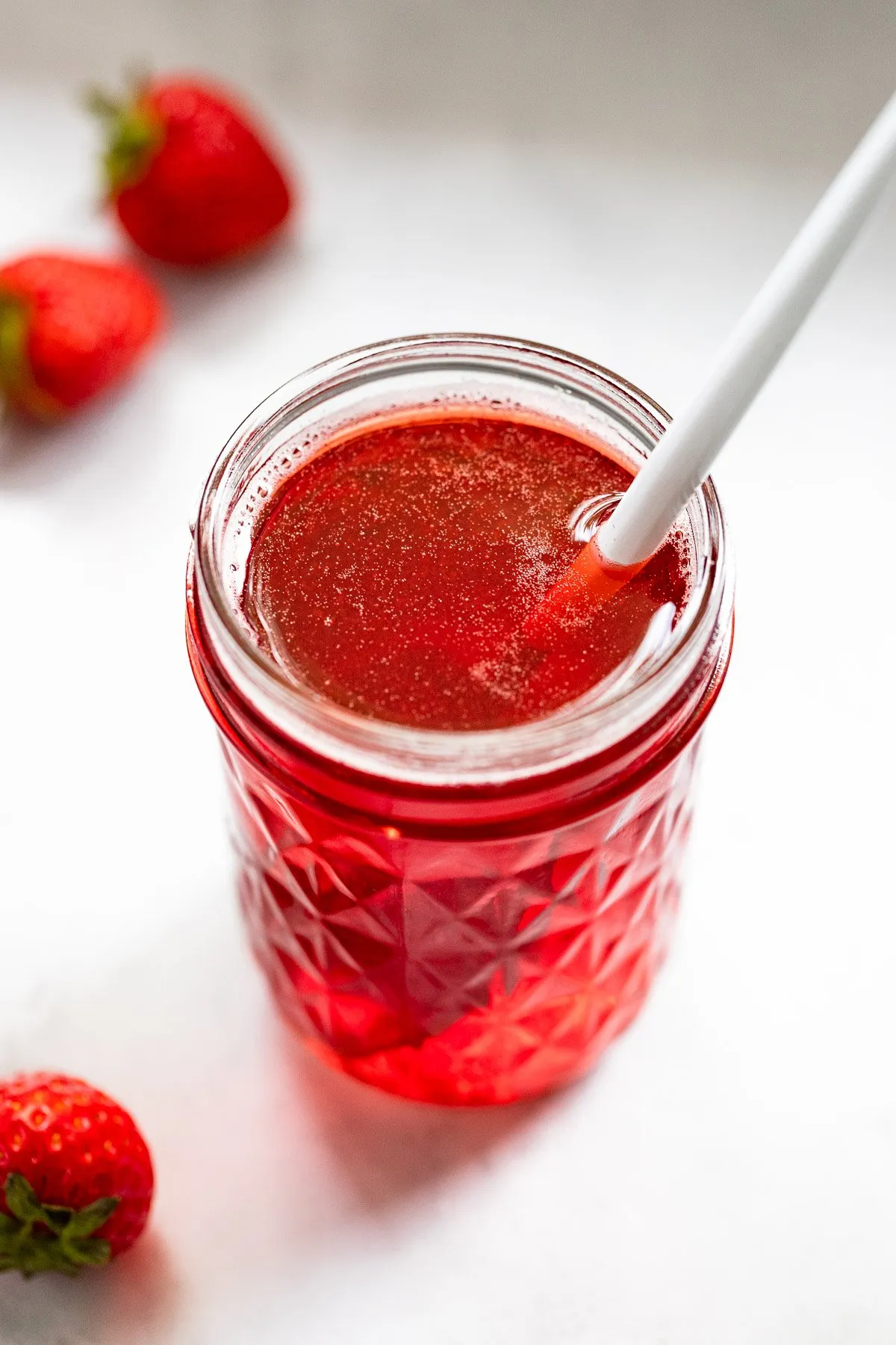 Homemade Strawberry Syrup for Drinks