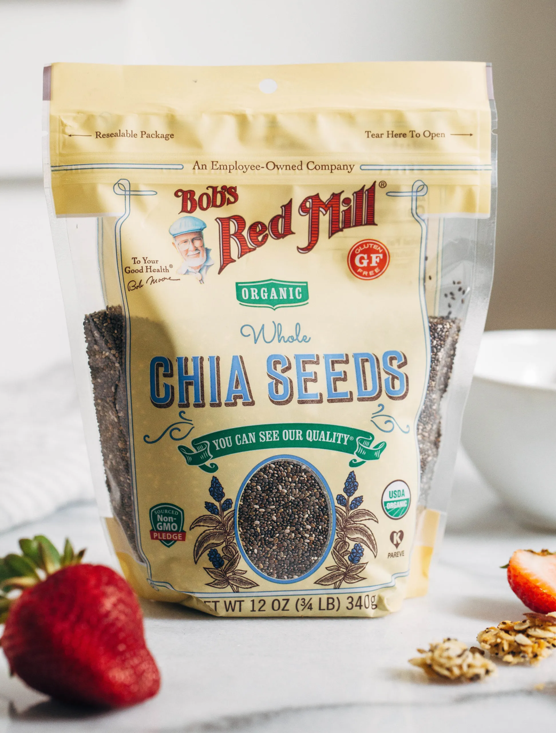 Honey Almond Chia Granola Gluten Free