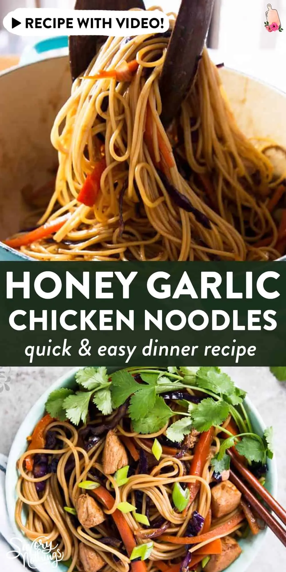 Honey Garlic Chicken Stir Fry Noodles