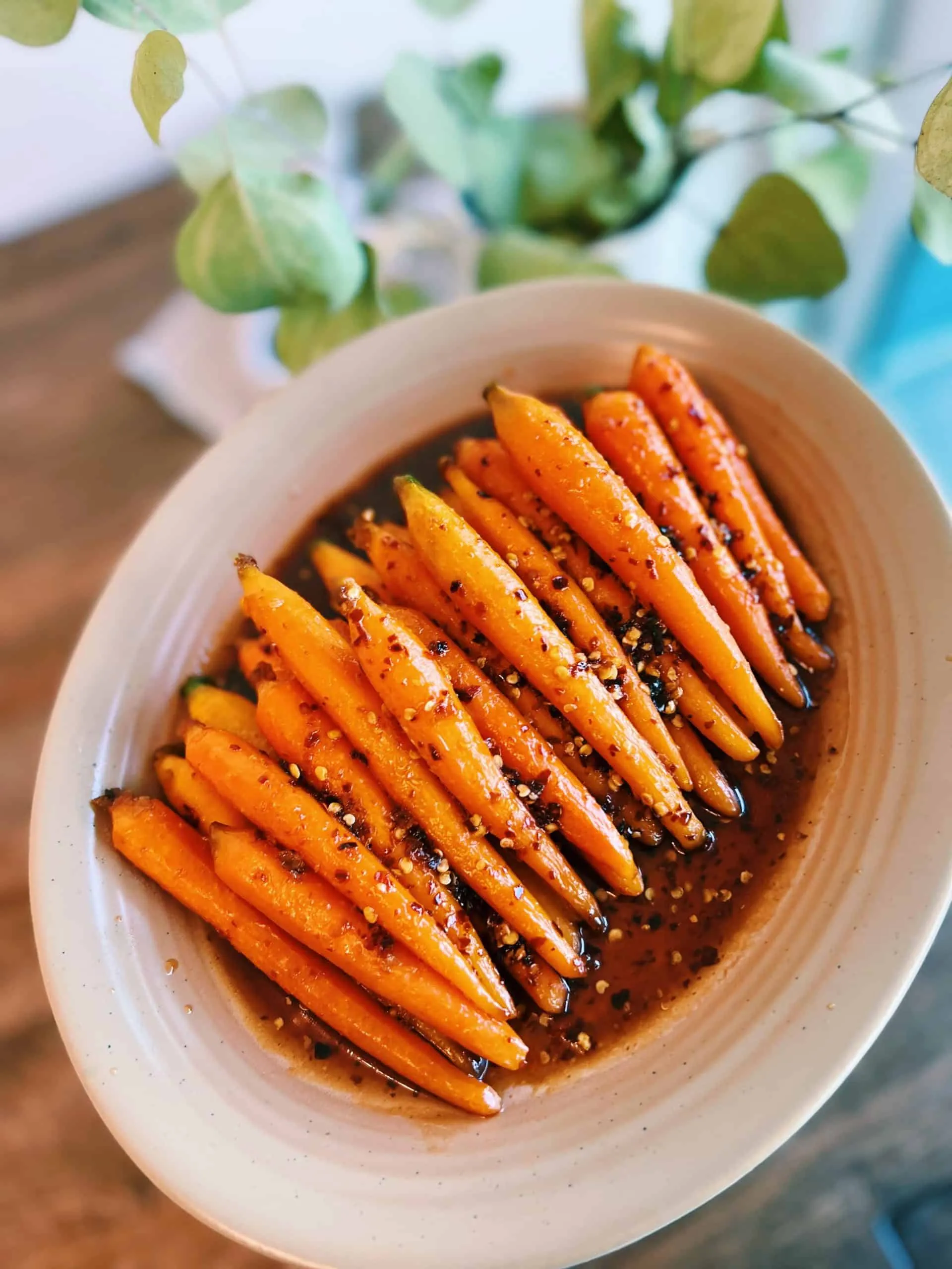Honey Glazed Brandied Carrots