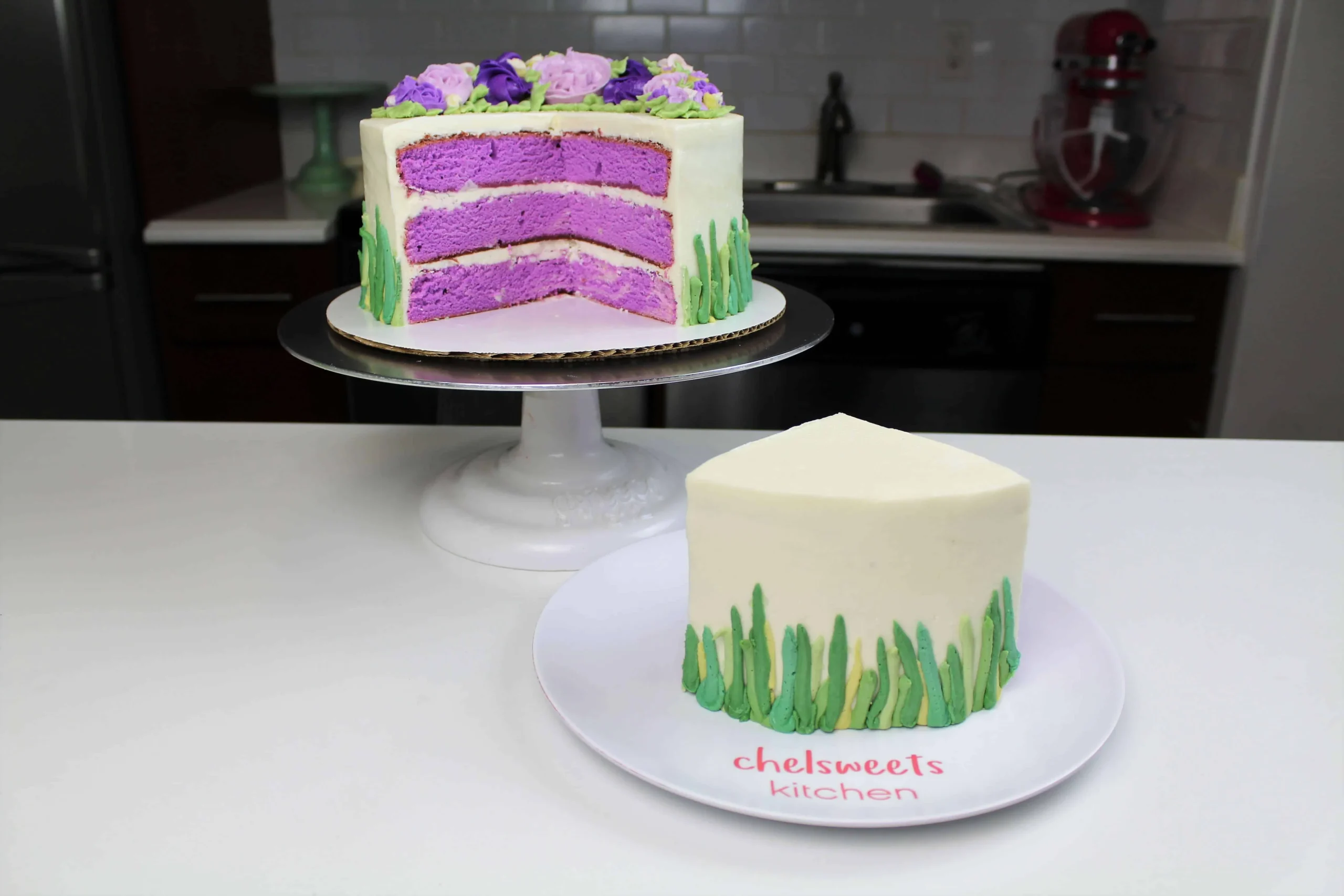 Honey Lavender Buttercream Cake