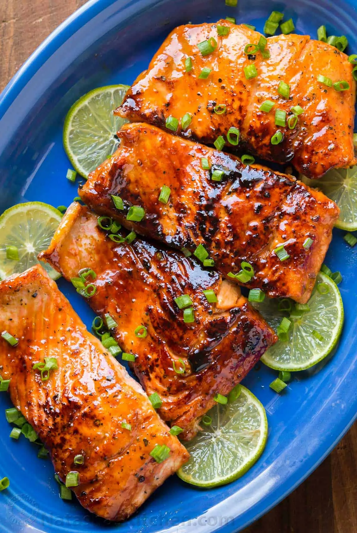 Honey Lemon Glazed Salmon Salad