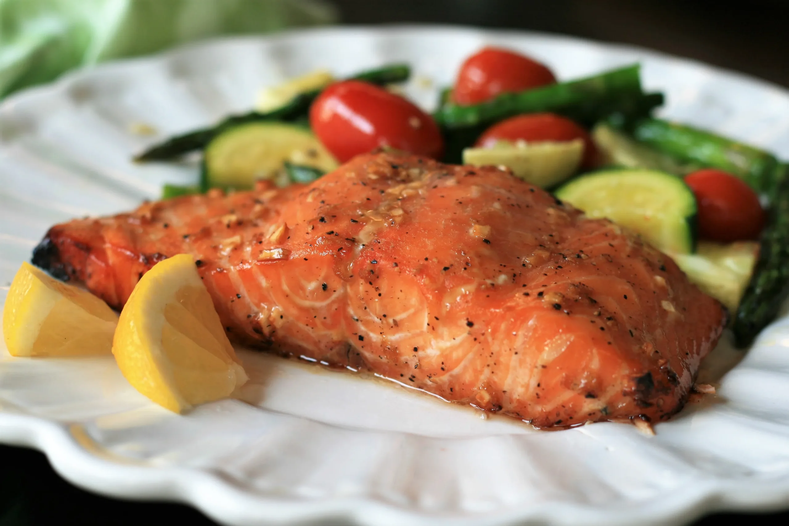 Honey Soy Broiled Salmon