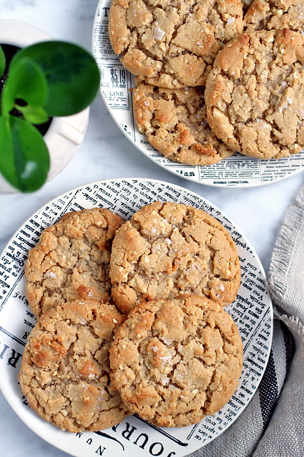 Honey Sweetened Peanut Butter Cookies