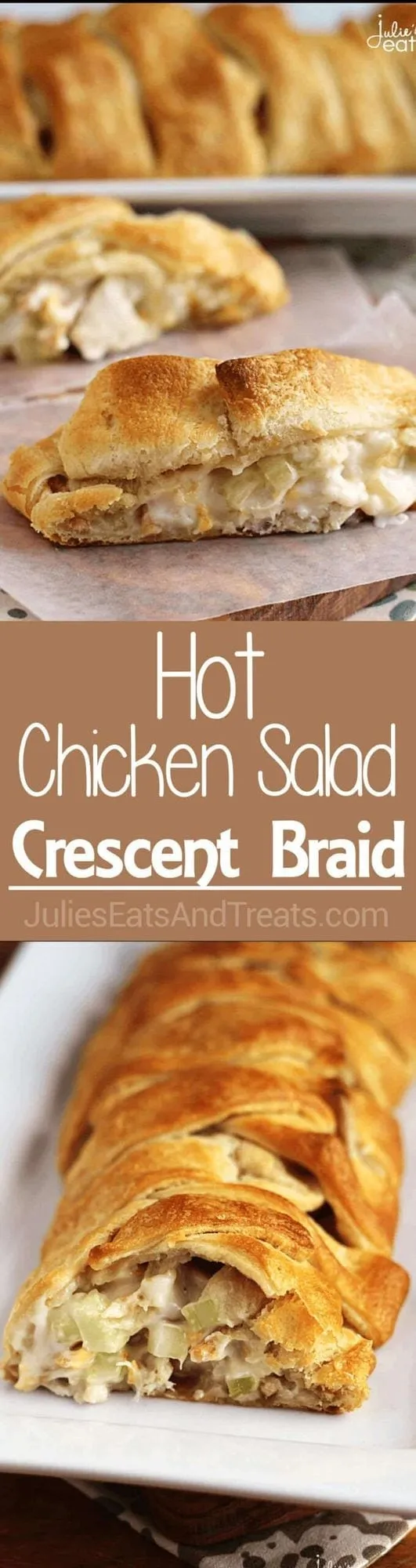 Hot Chicken Salad Crescent Braid