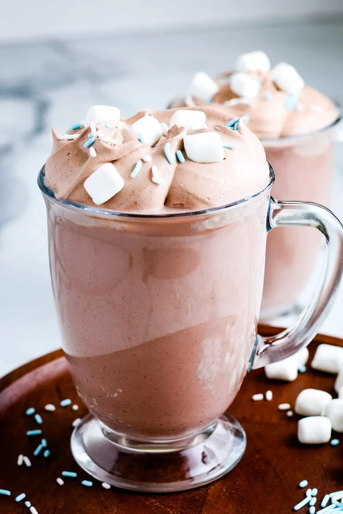 Hot Cocoa with Raw Whipped Cream