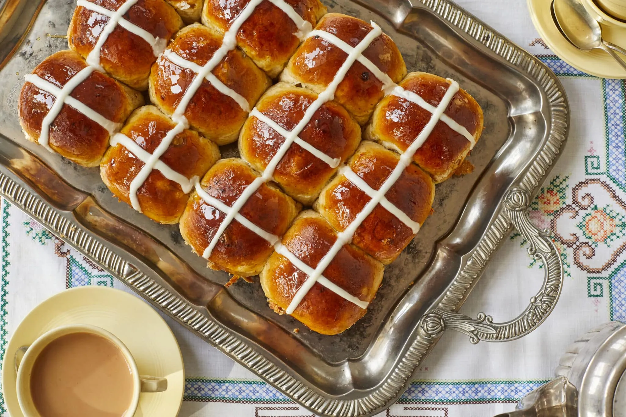 Hot Cross Buns with a California Flair