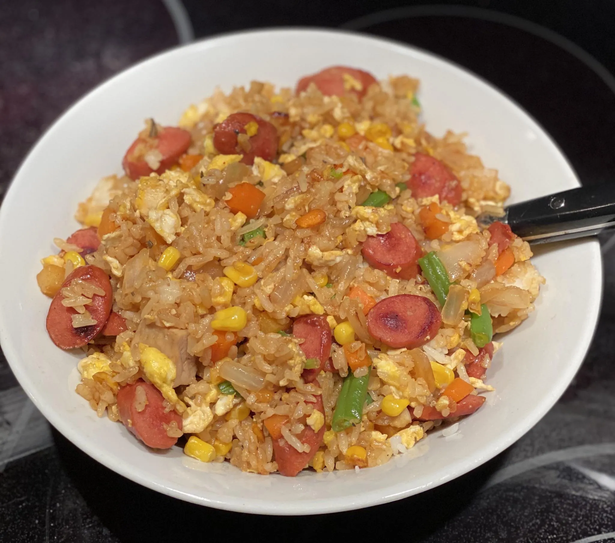 Hot Dog Fried Rice