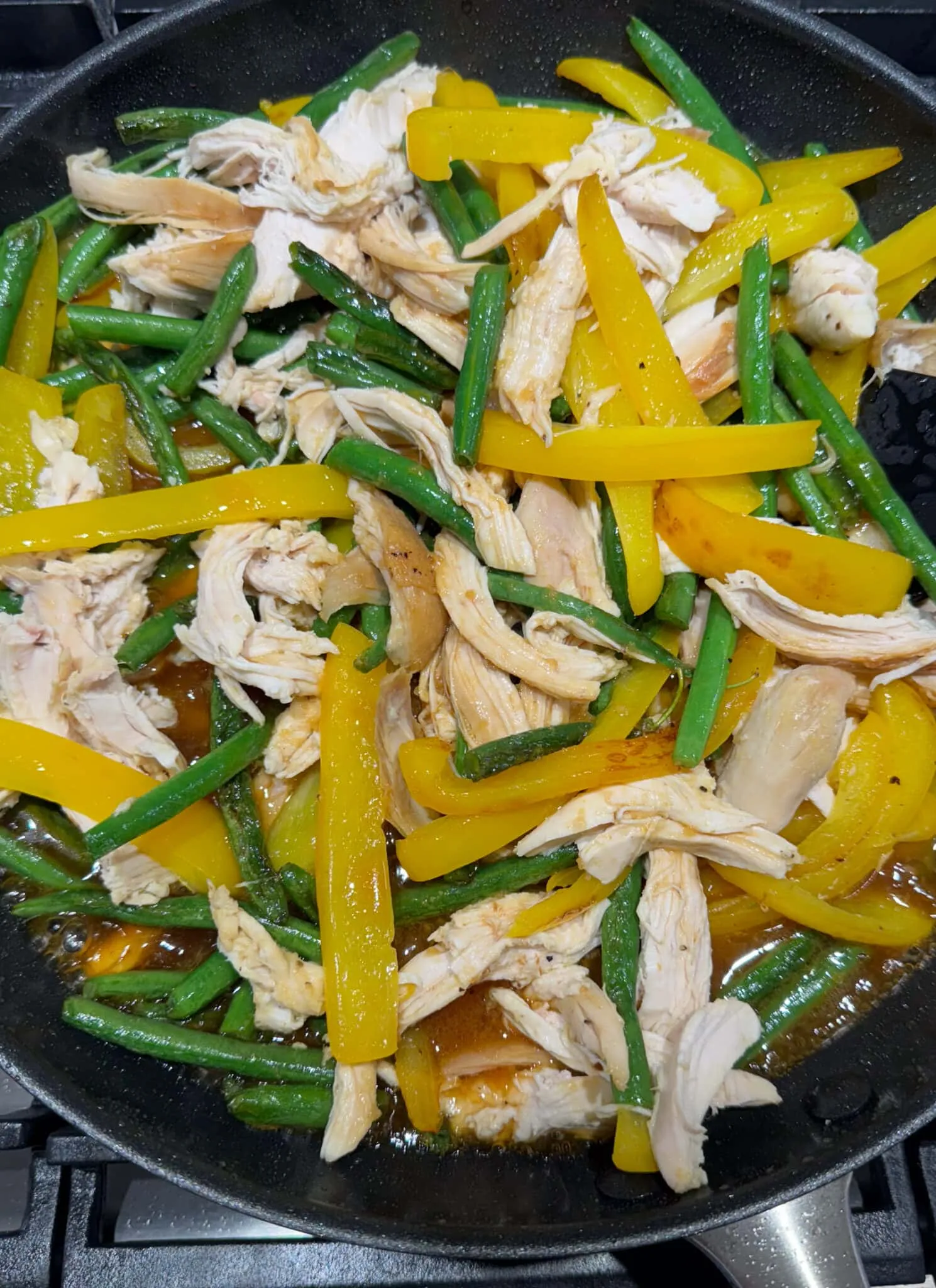 Hot Honey Sesame Rotisserie Chicken Stir Fry