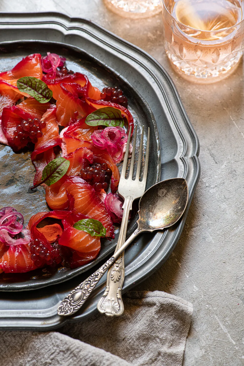House Cured Gravlax with Osetra Caviar