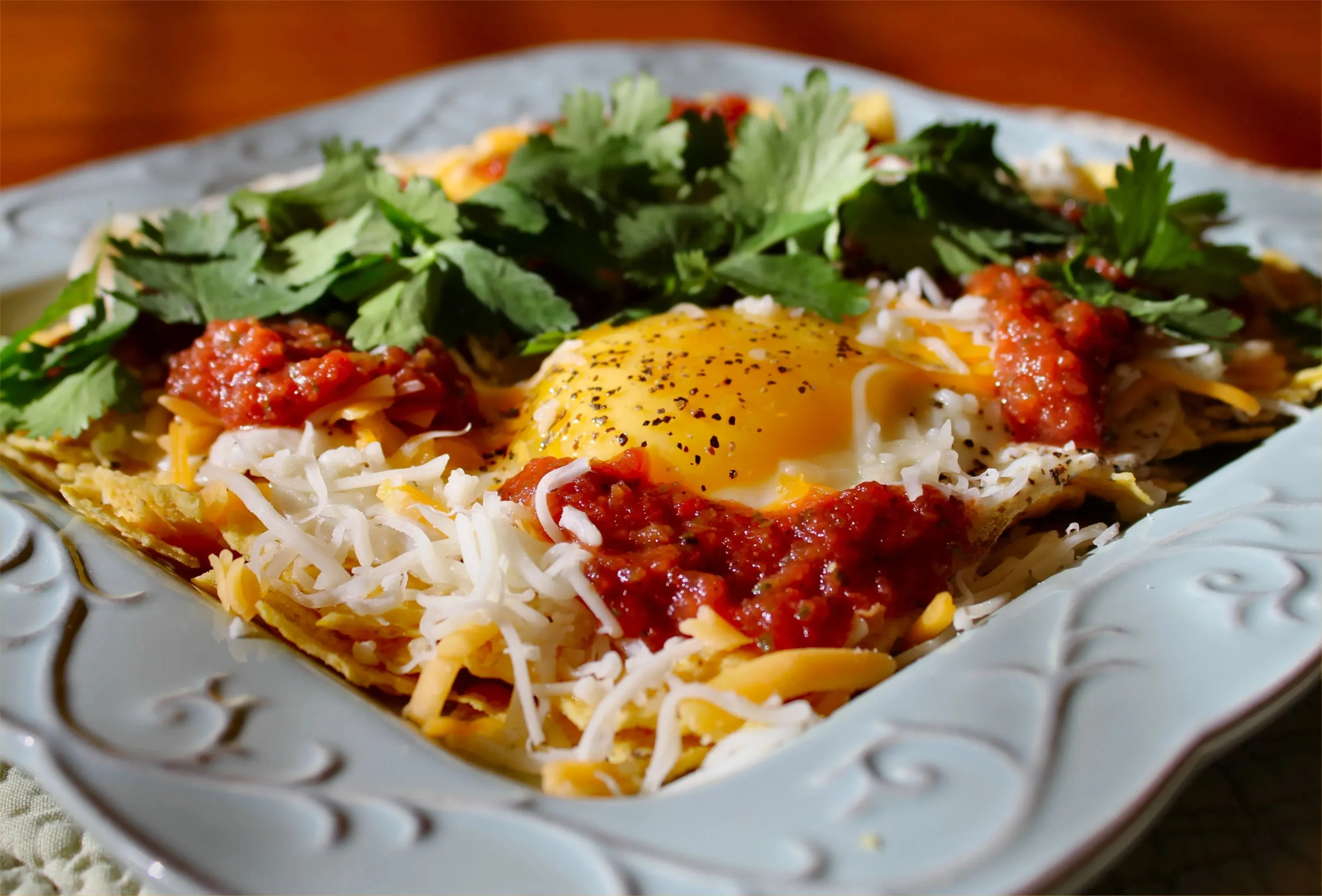 Huevos Rancheros con Pollo