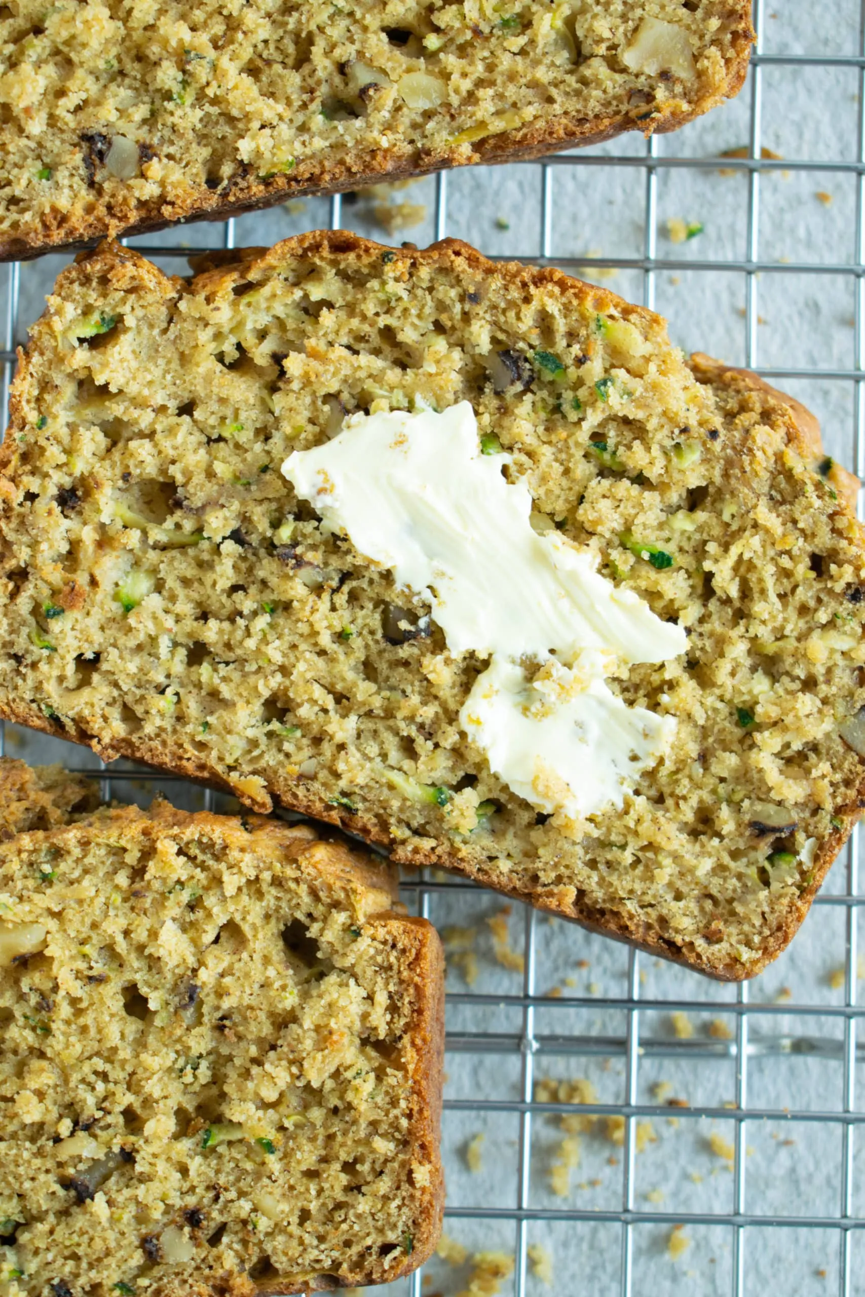 Iced Cinnamon Zucchini Bread