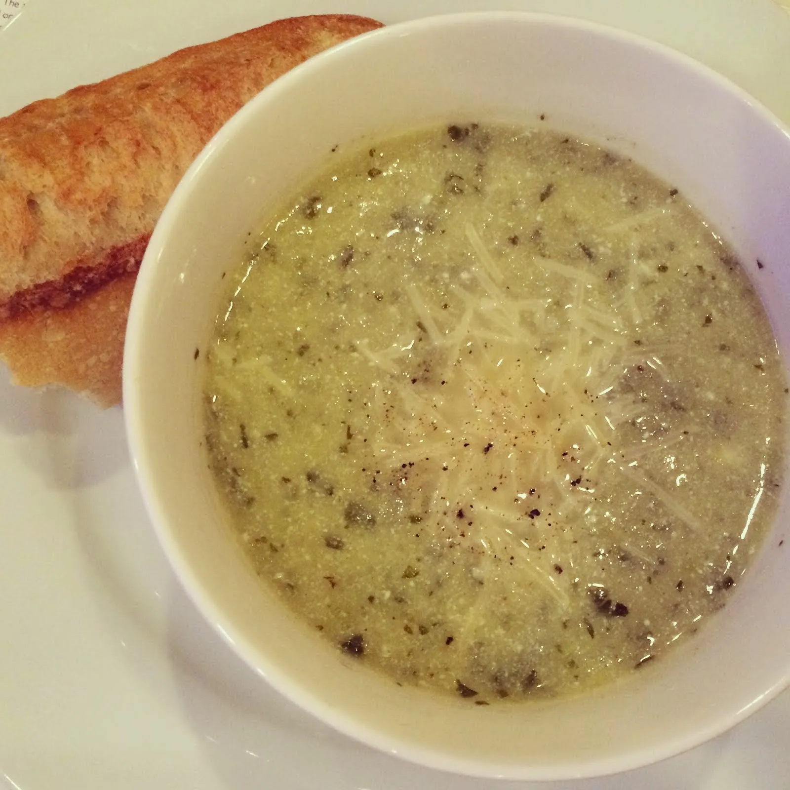 Inas Zucchini Basil Soup