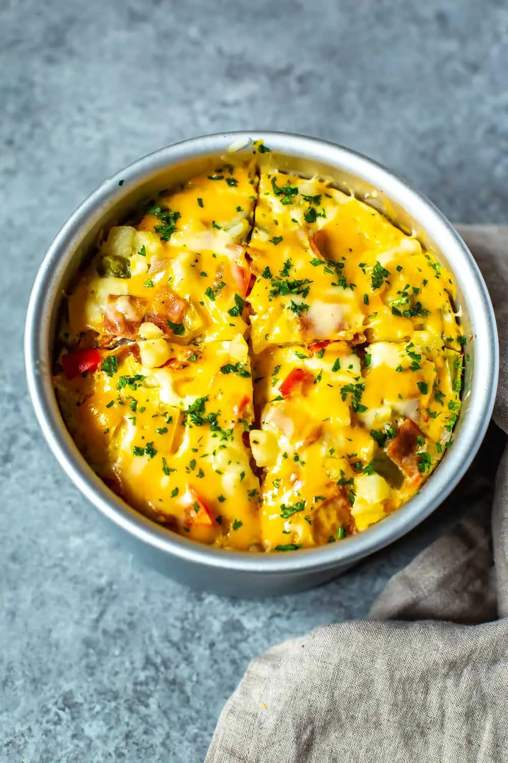 Instant Pot Breakfast Casserole Potato Egg Mushroom