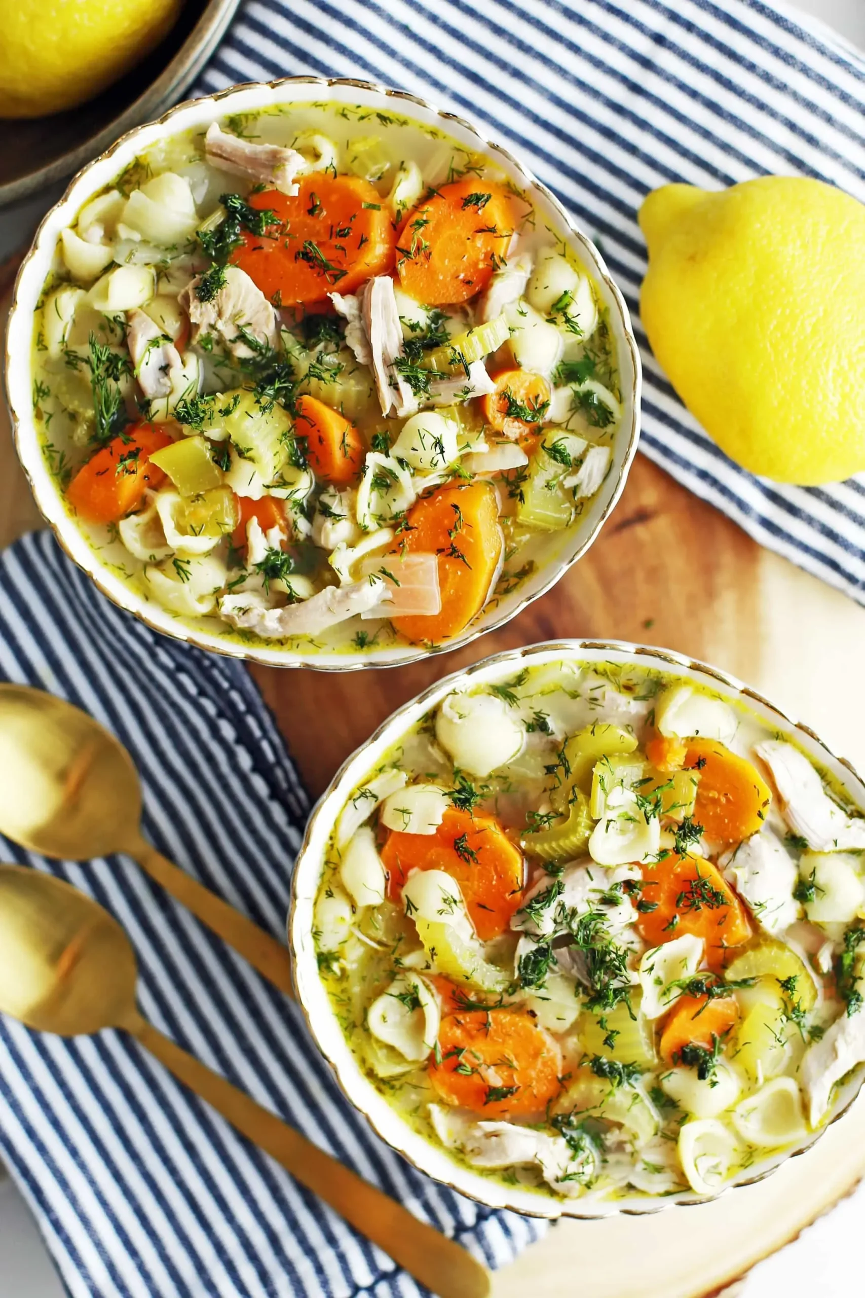 Instant Pot Greek Lemon Dill Chicken Bowls