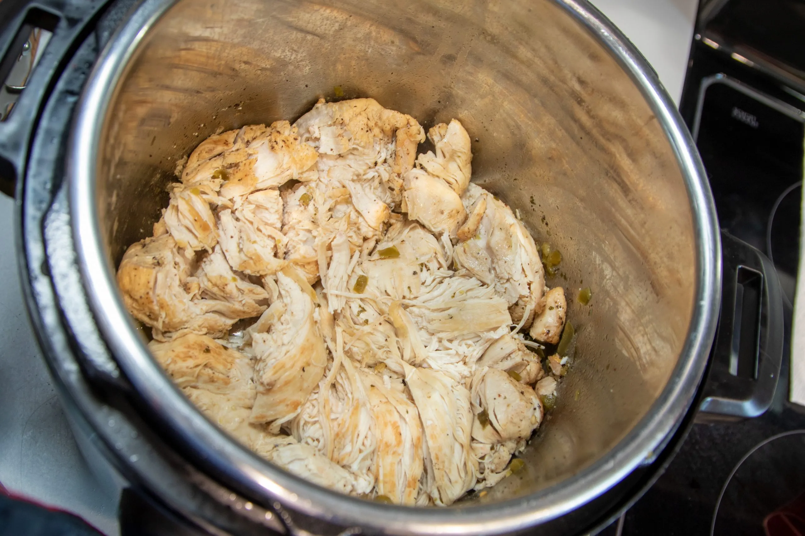 Instant Pot Jalapeno Popper Shredded Chicken