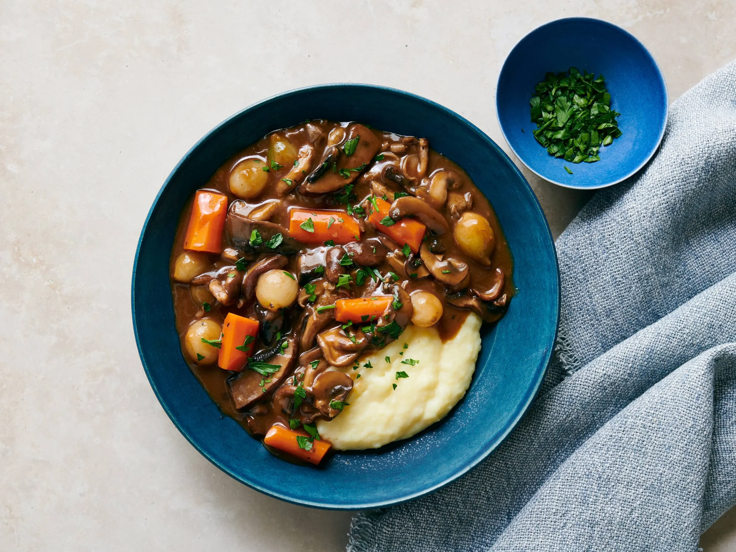 Instant Pot Lamb Mushroom Stew