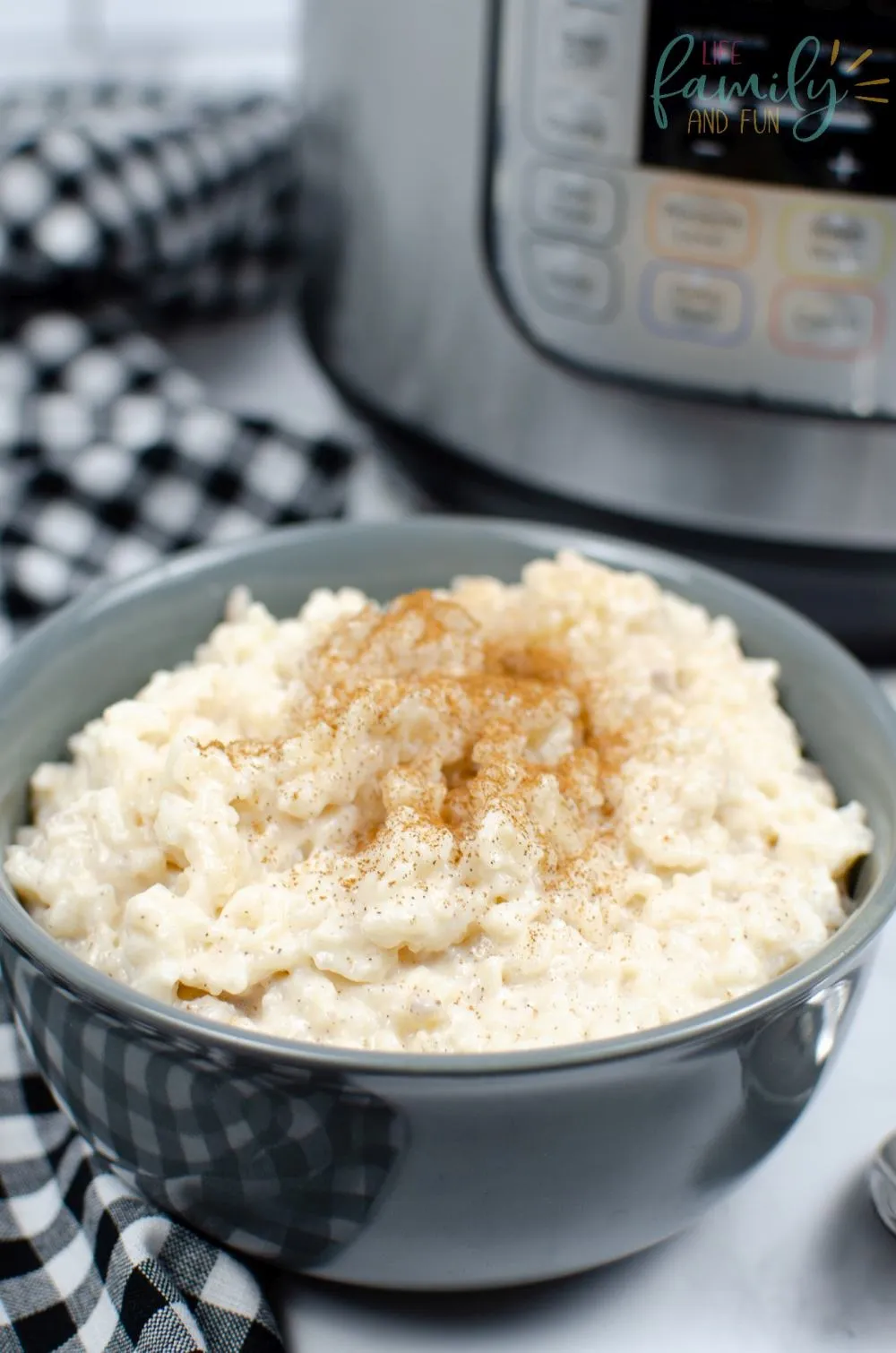 Instant Pot Peppermint Rice Pudding