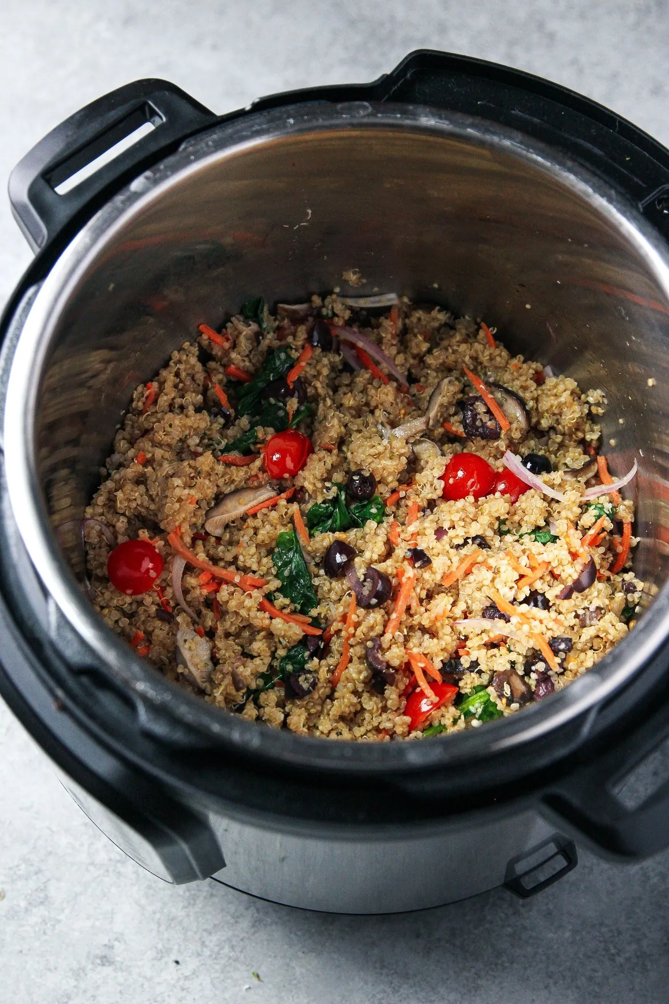 Instant Pot Pork Quinoa Cabbage Bowls