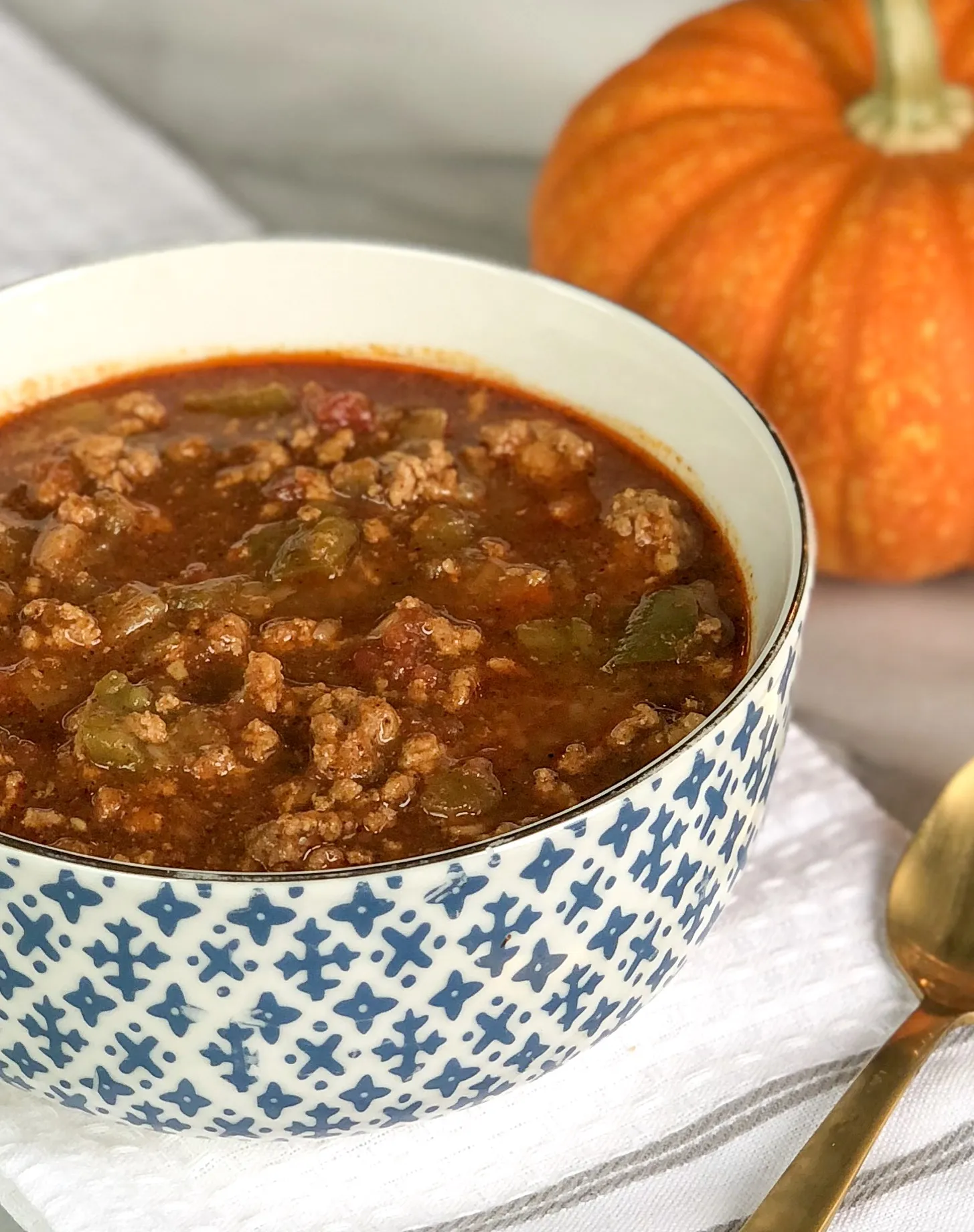 Instant Pot Pumpkin Turkey Chili
