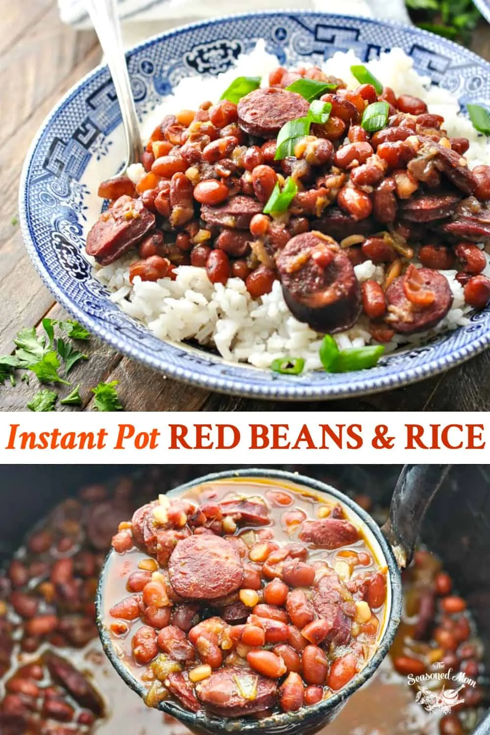 Instant Pot Red Beans and Rice Stew