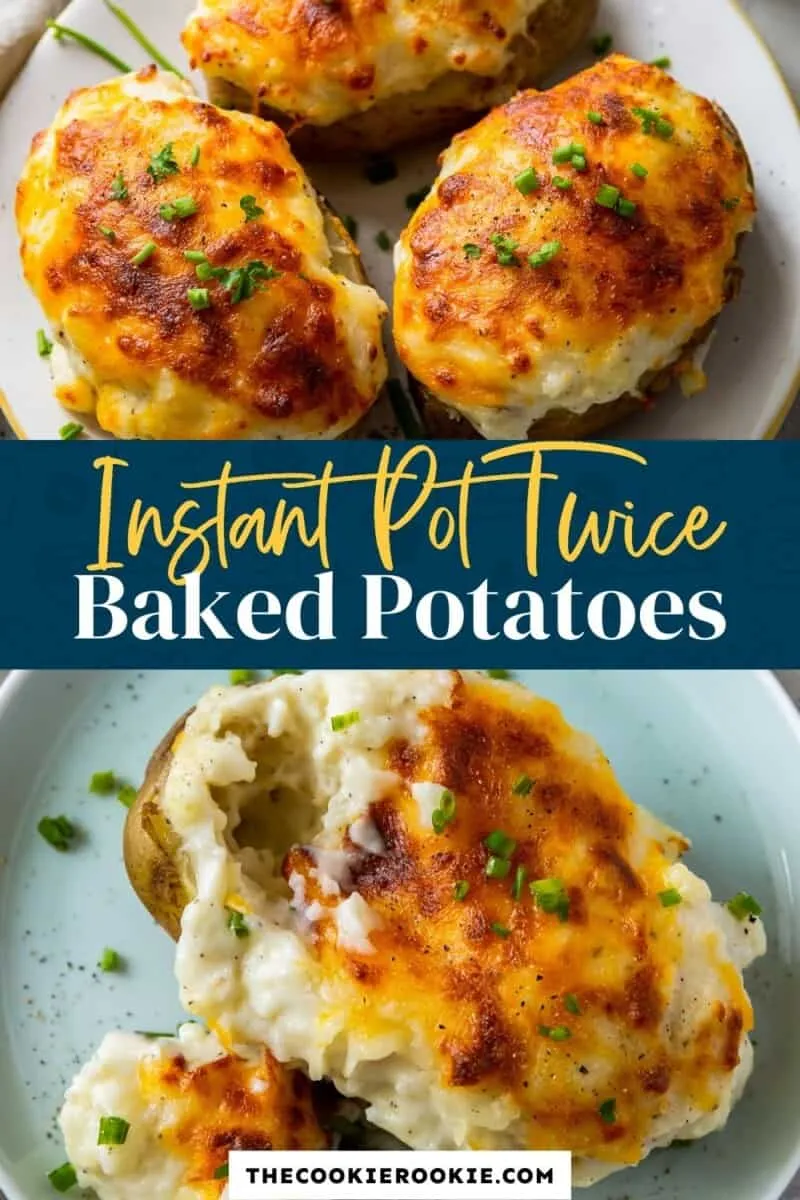 Instant Pot Twice Baked Potatoes