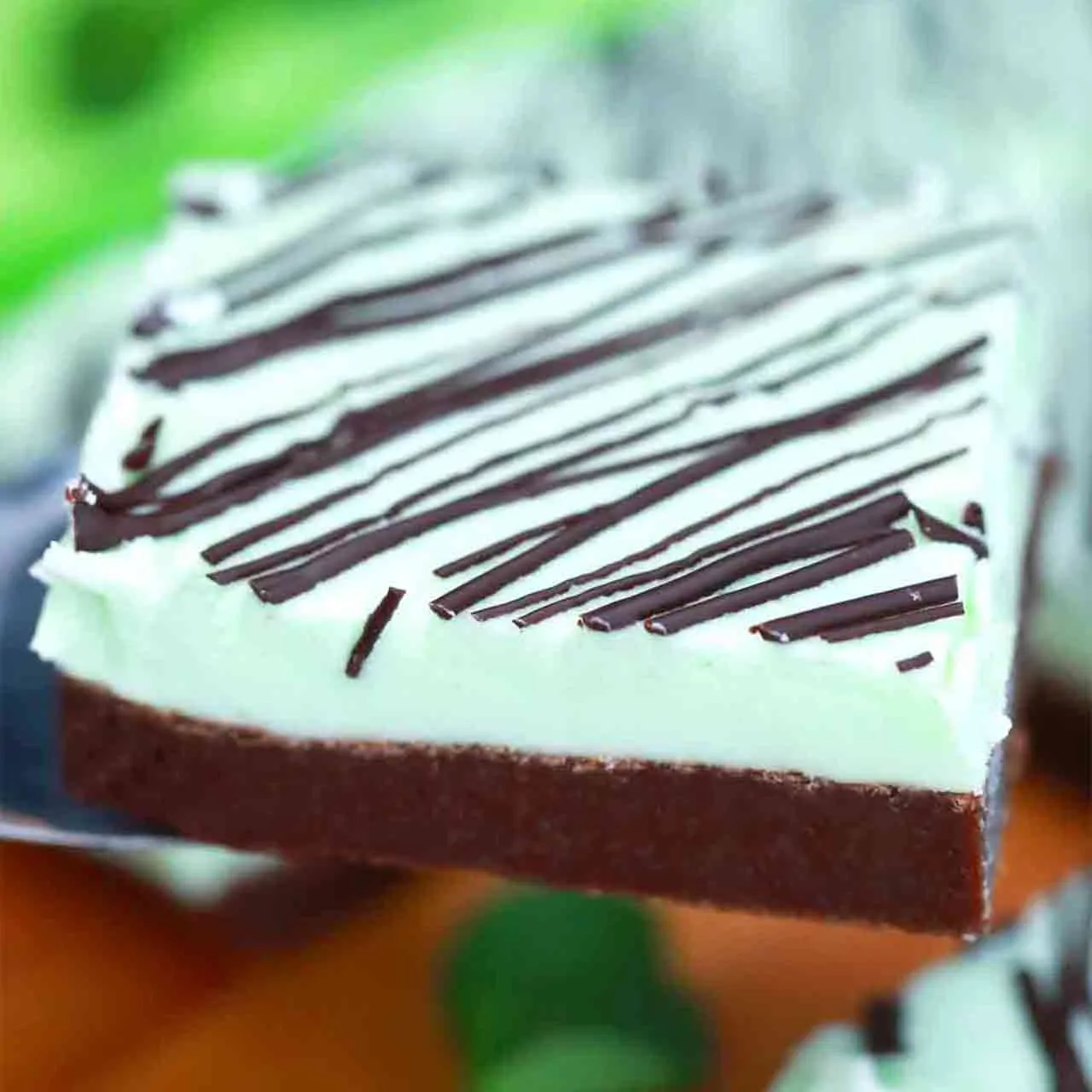 Irish Dinner Double Mint Brownie