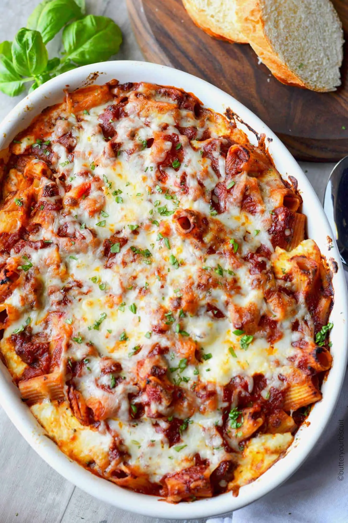 Italian Sausage Baked Ziti