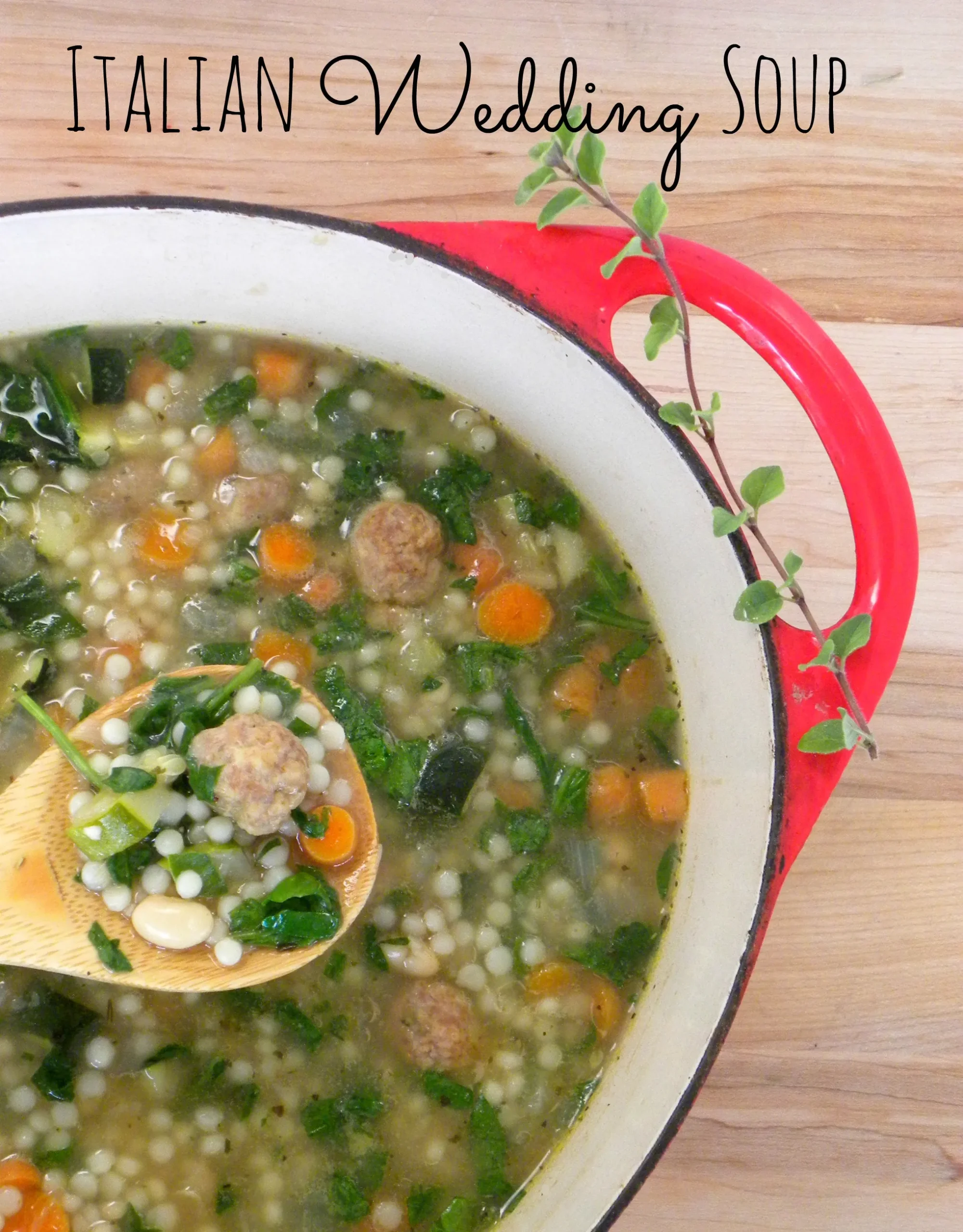 Italian Wedding Soup with Turkey