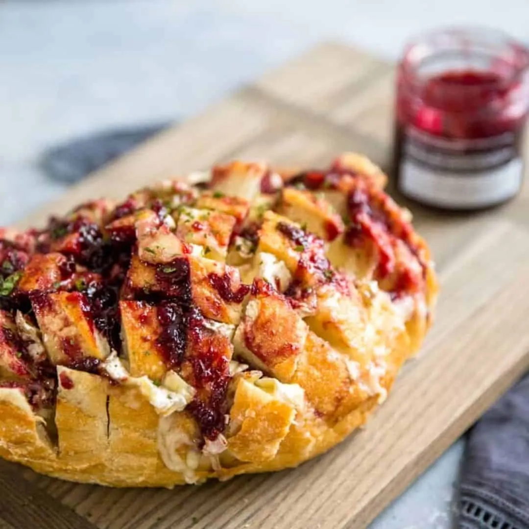 Jam Filled Pull Apart Bread