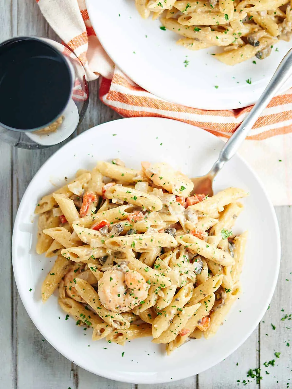 Jenny Craigs Shrimp Alfredo