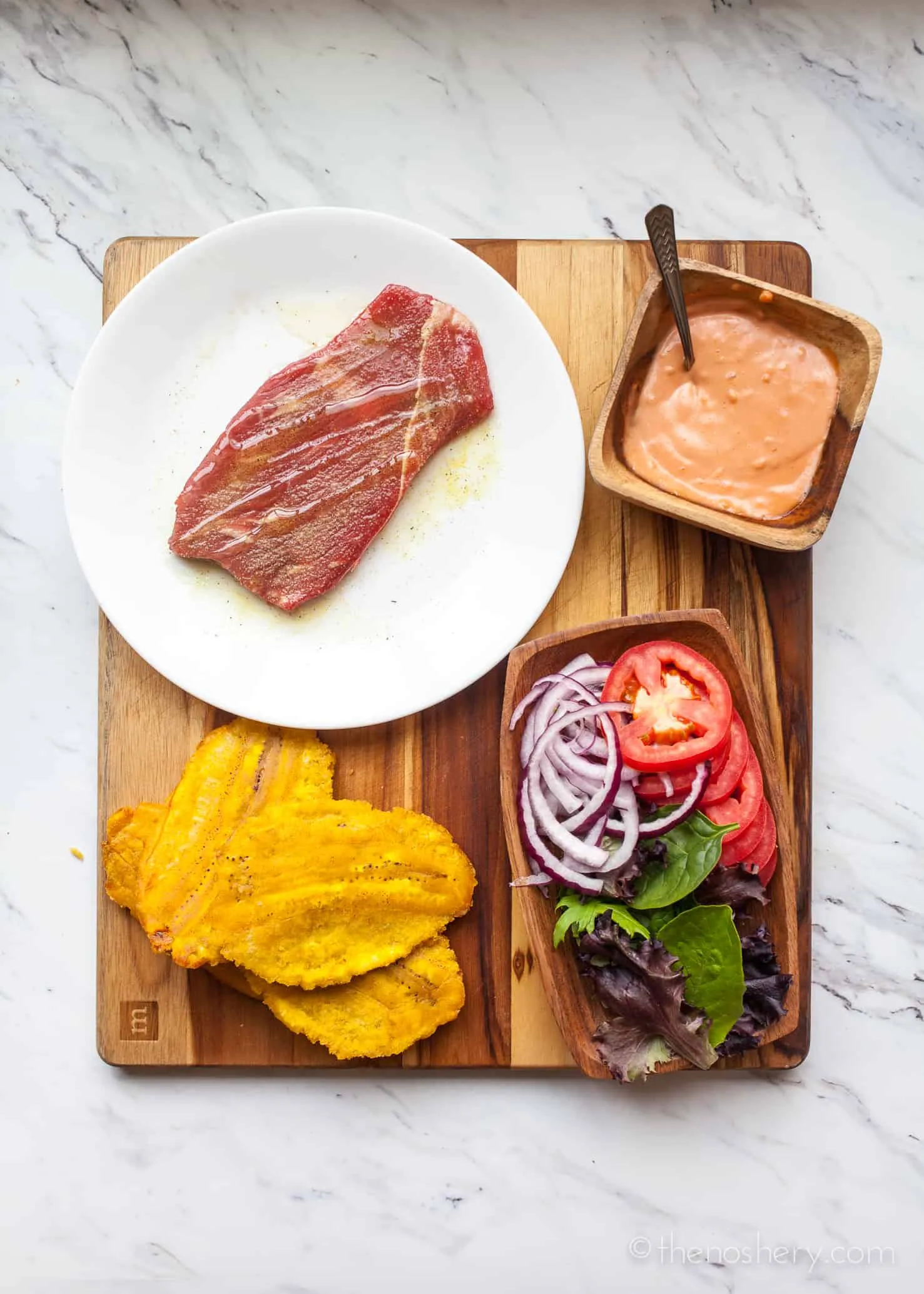 Jibarito Plantain and Steak Sandwich