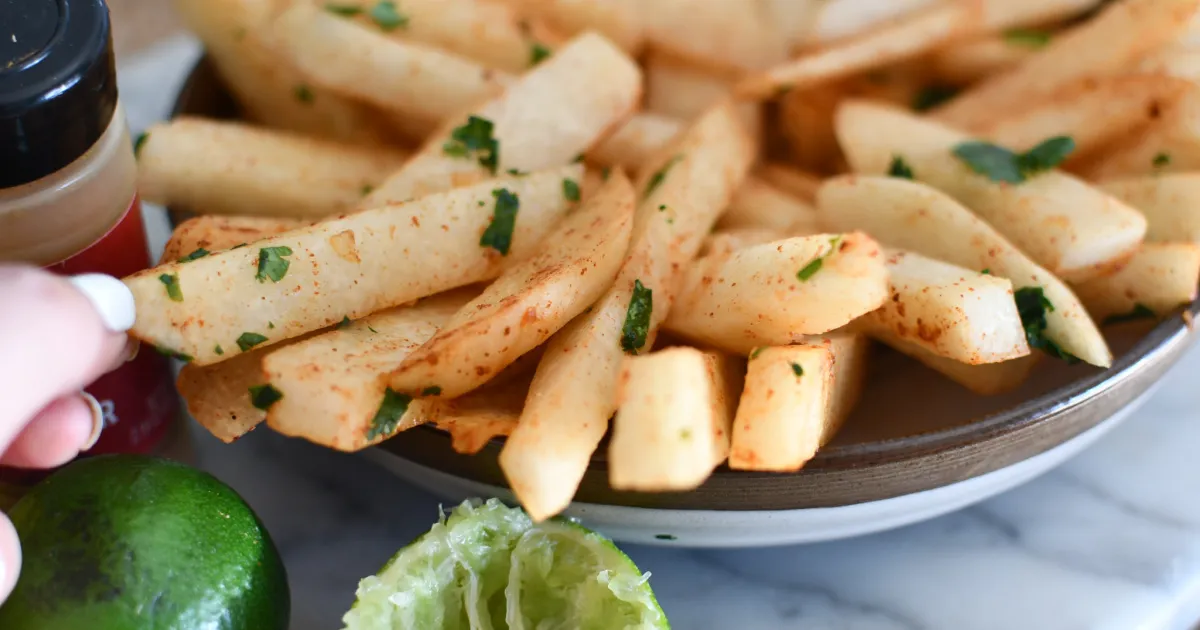 Jicama Lime Snack Sticks