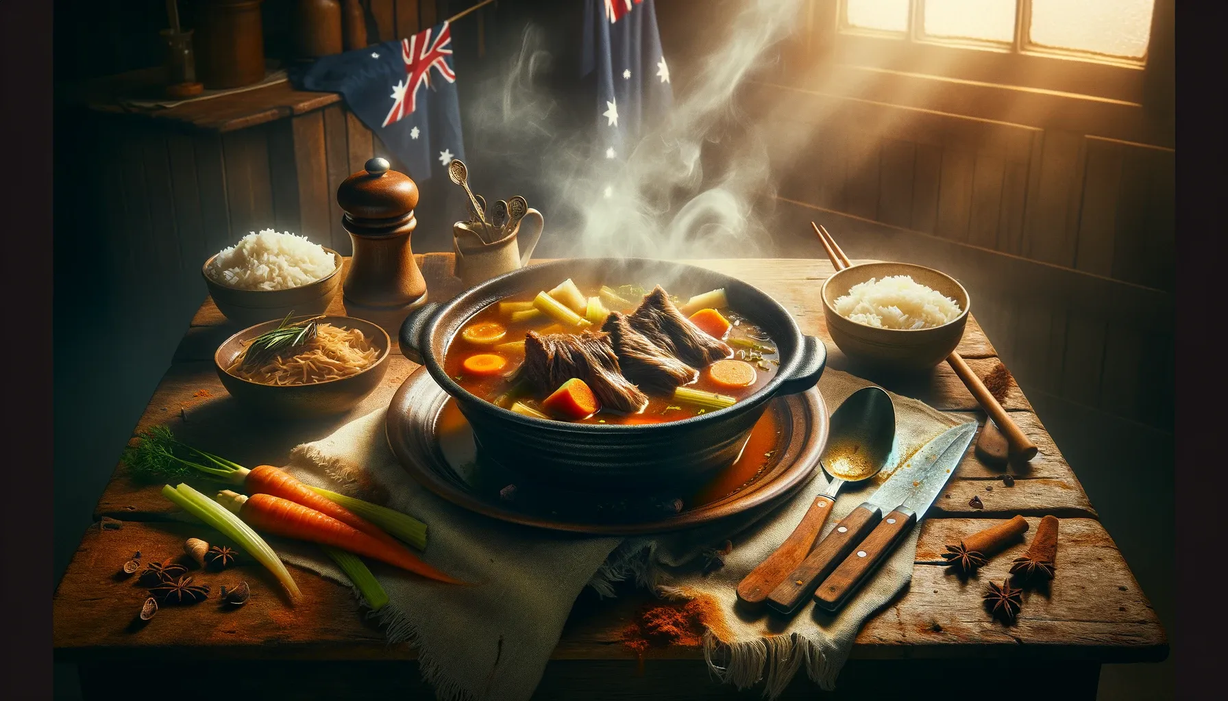 Kangaroo Tail Soup in Pressure Cooker