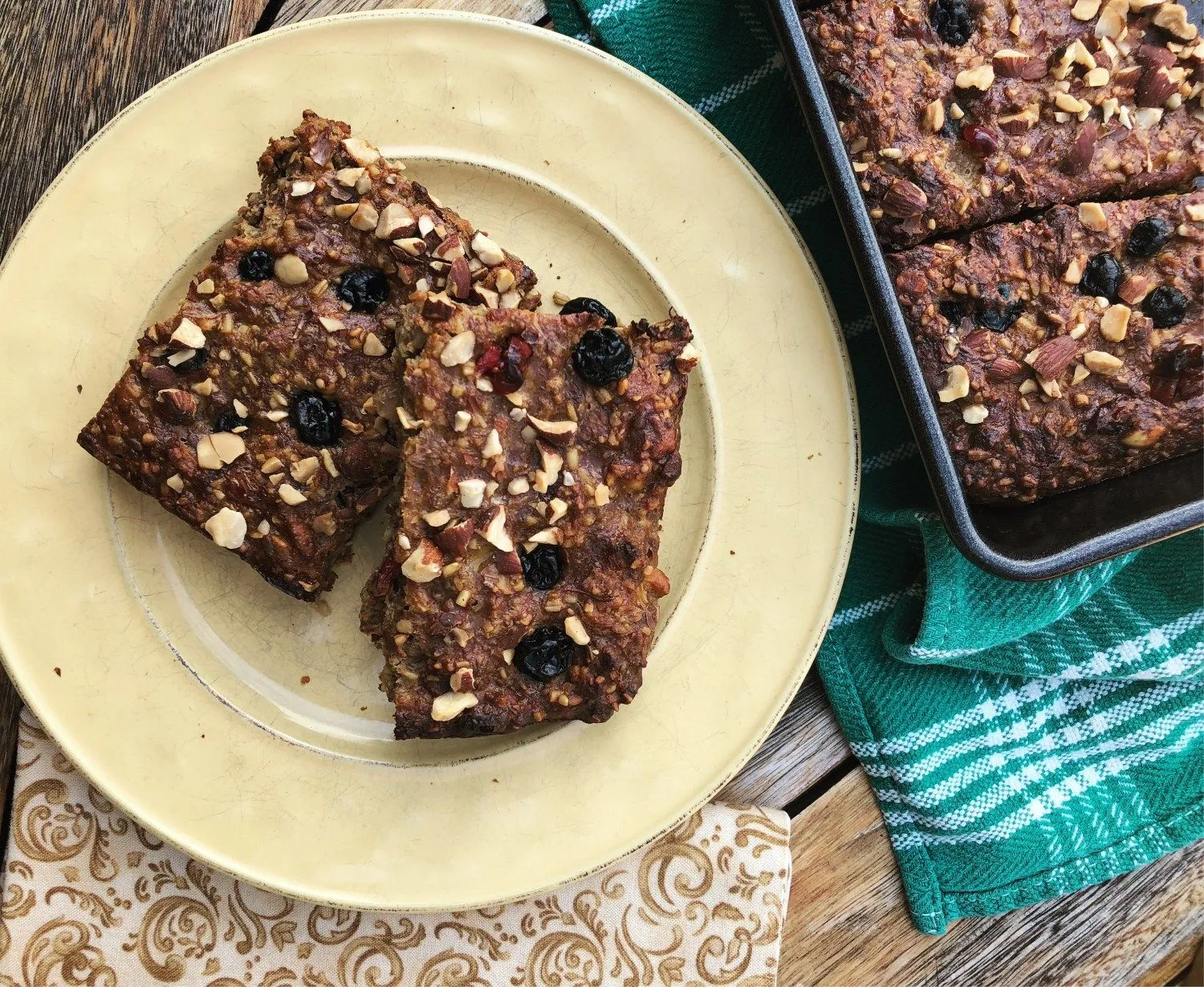 Katie's Banana Oat Bars
