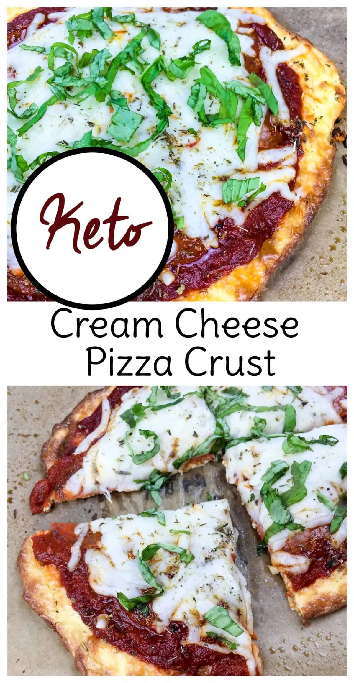Keto Cheese Crust Pizza