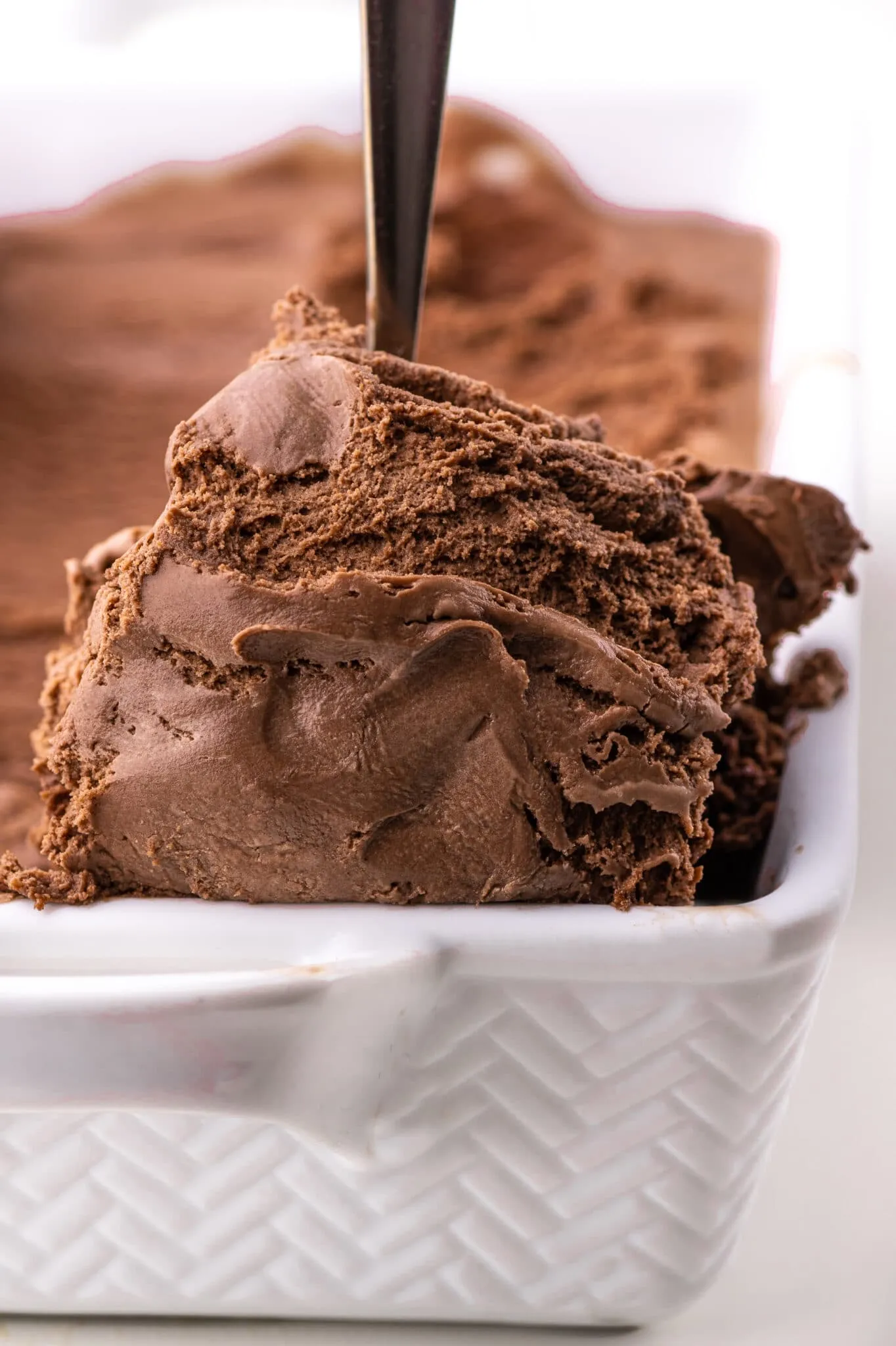 Keto Chocolate Ice Cream with Only Three Ingredients