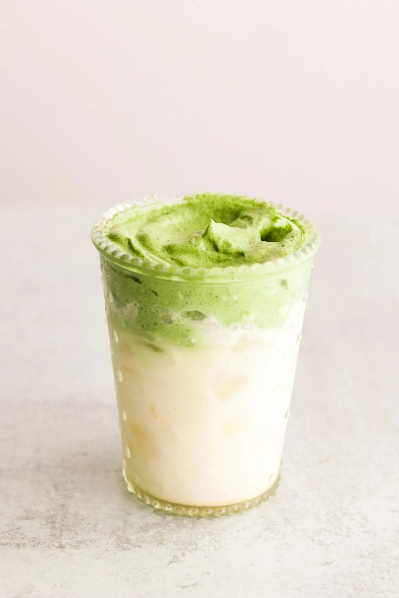Keto Dalgona Matcha Latte